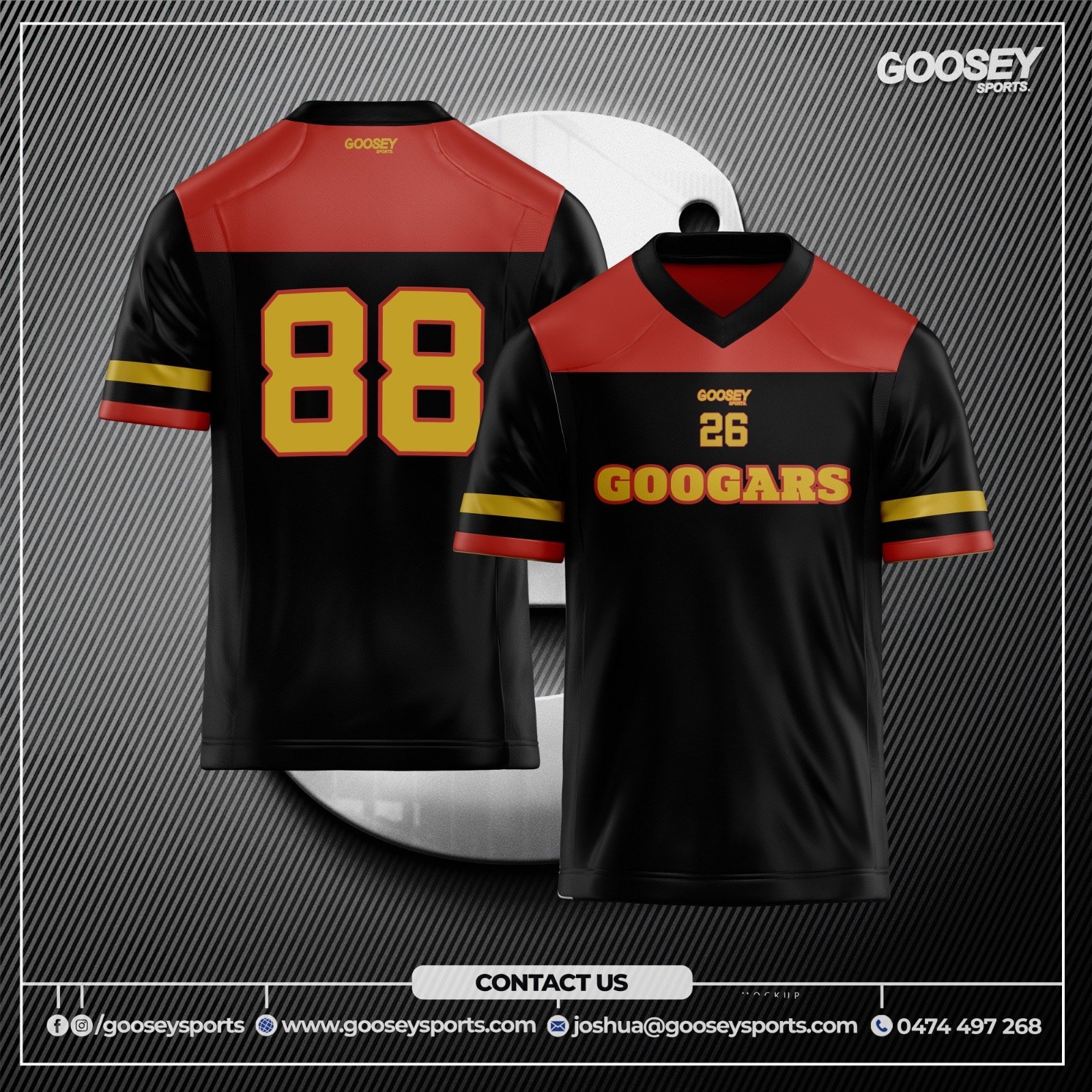 Retro NFL Style Jersey