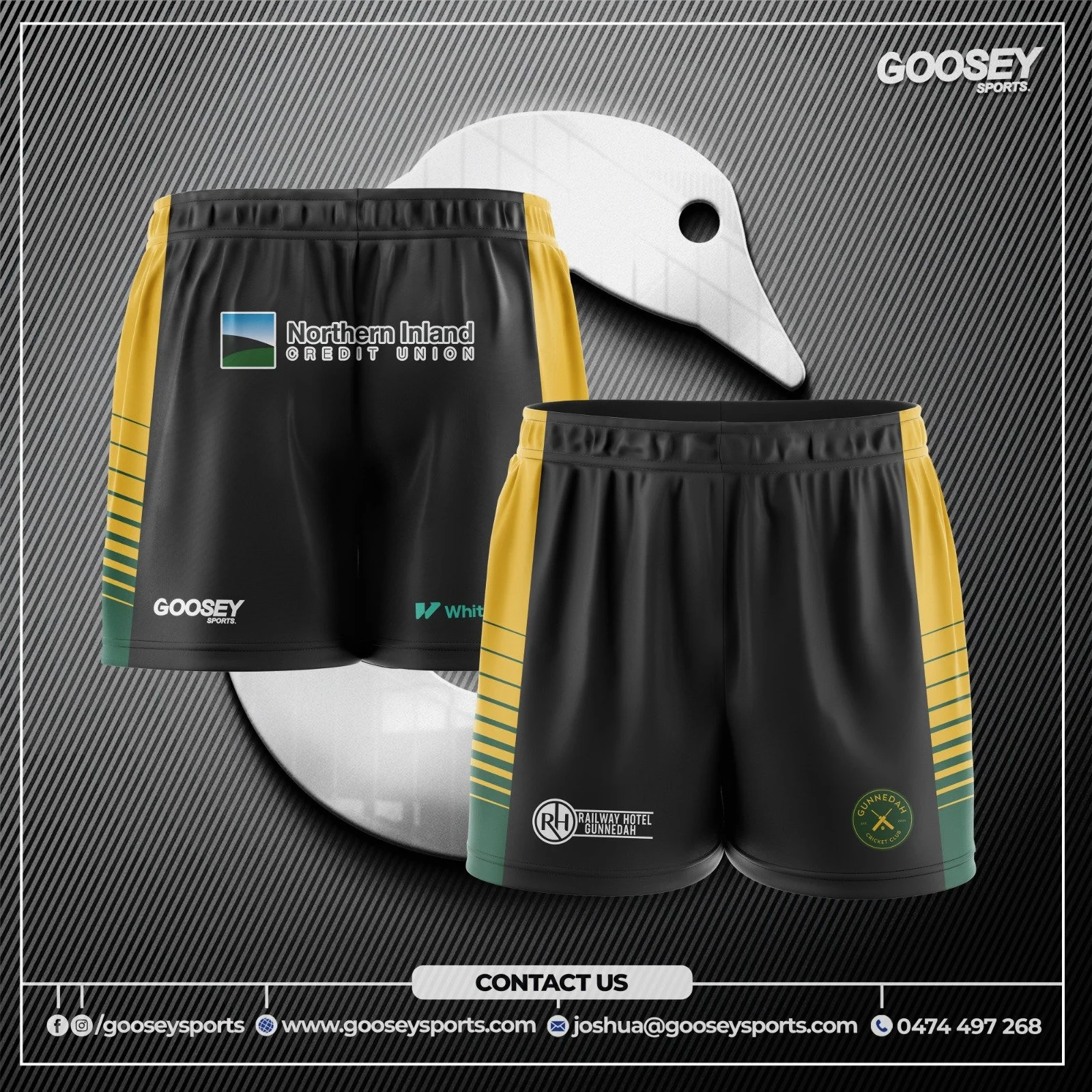 Gunnedah Cricket Training Shorts