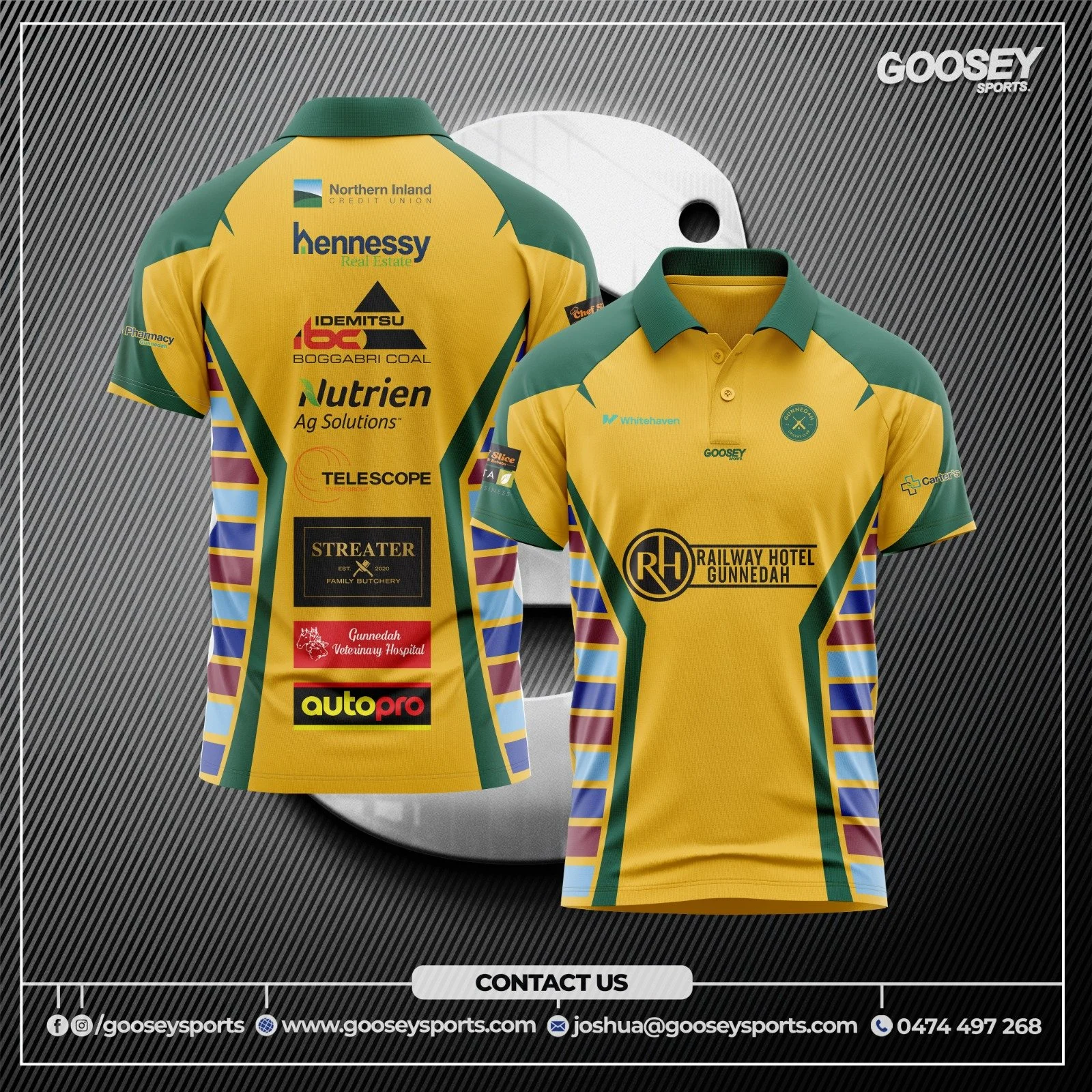 Gunnedah Cricket Short Sleeve Playing Polo