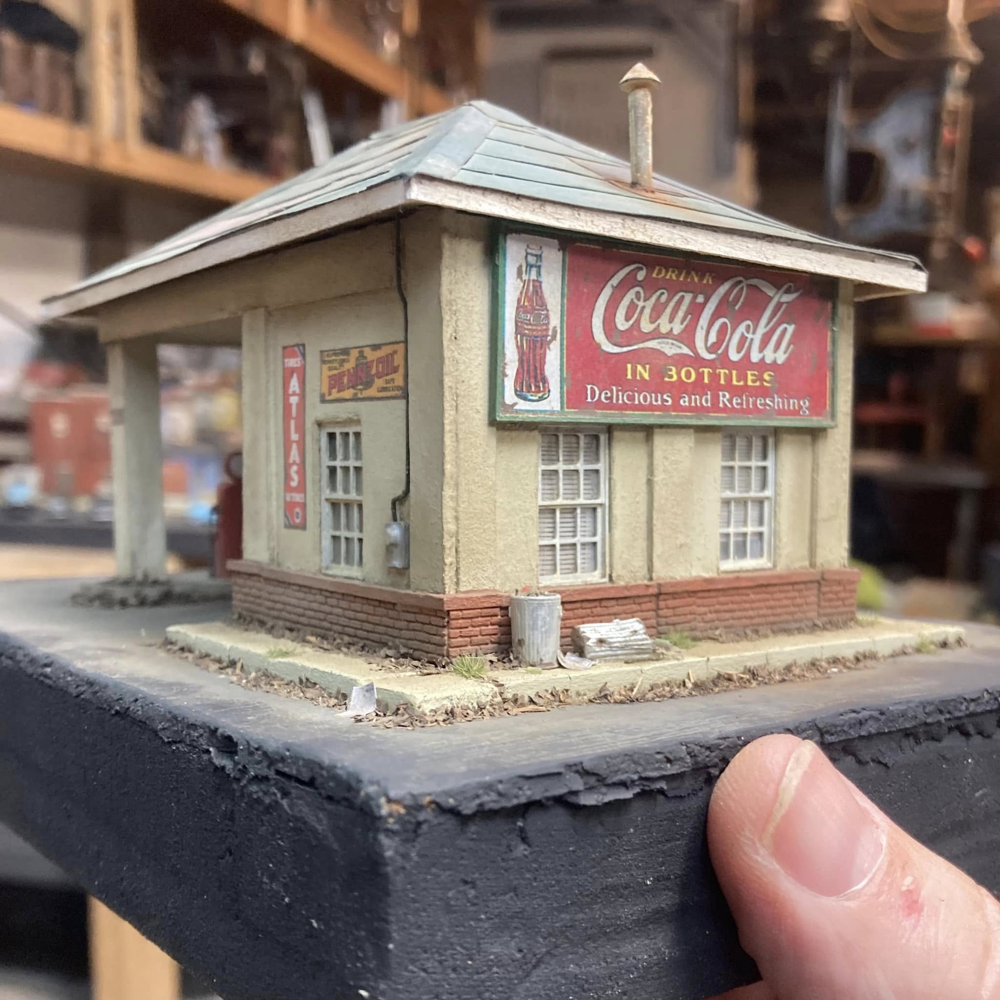 Central Ave Filling Station Rear