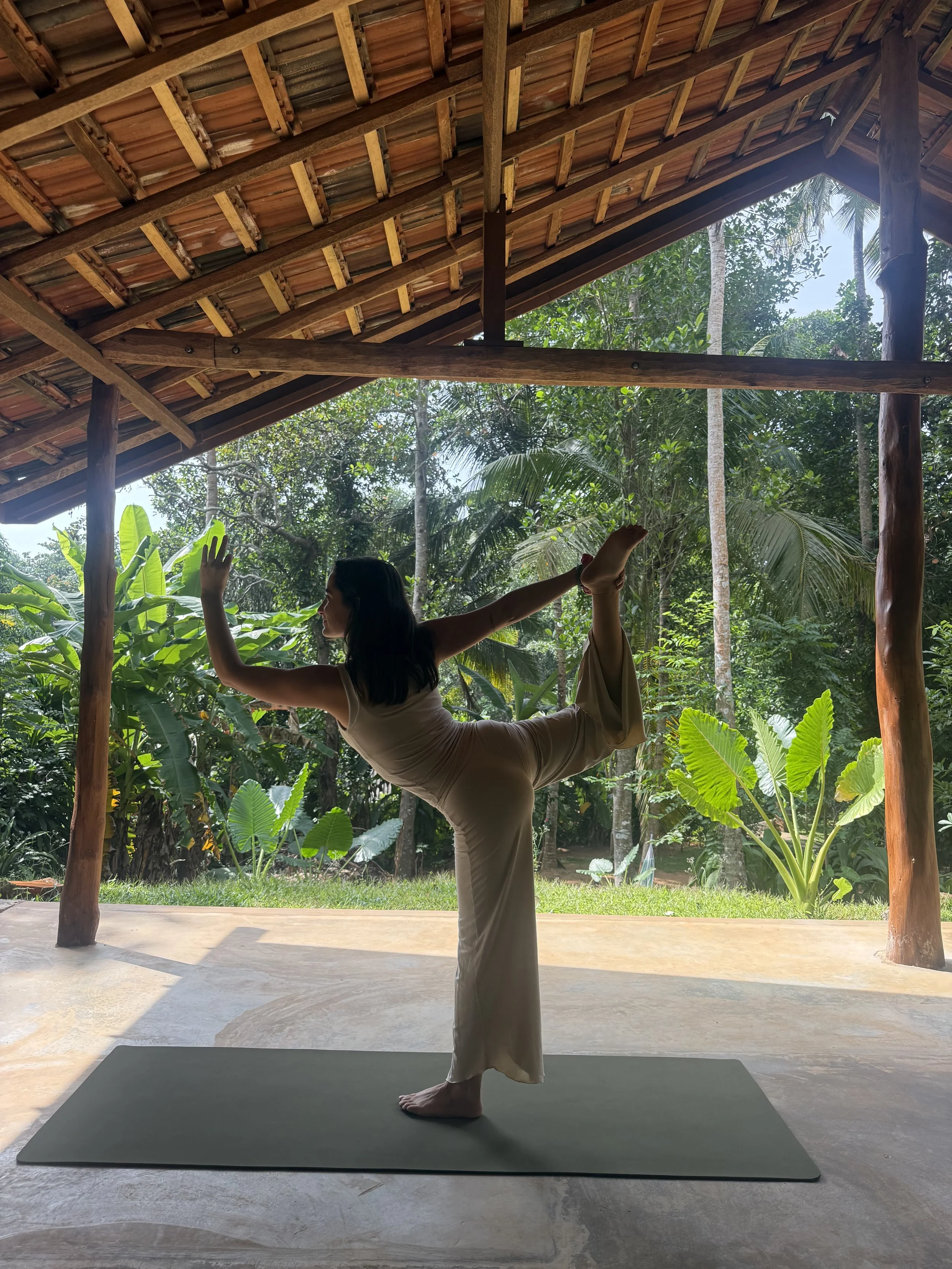 Yoga Classes at Into the Blue in January with Emilie from France