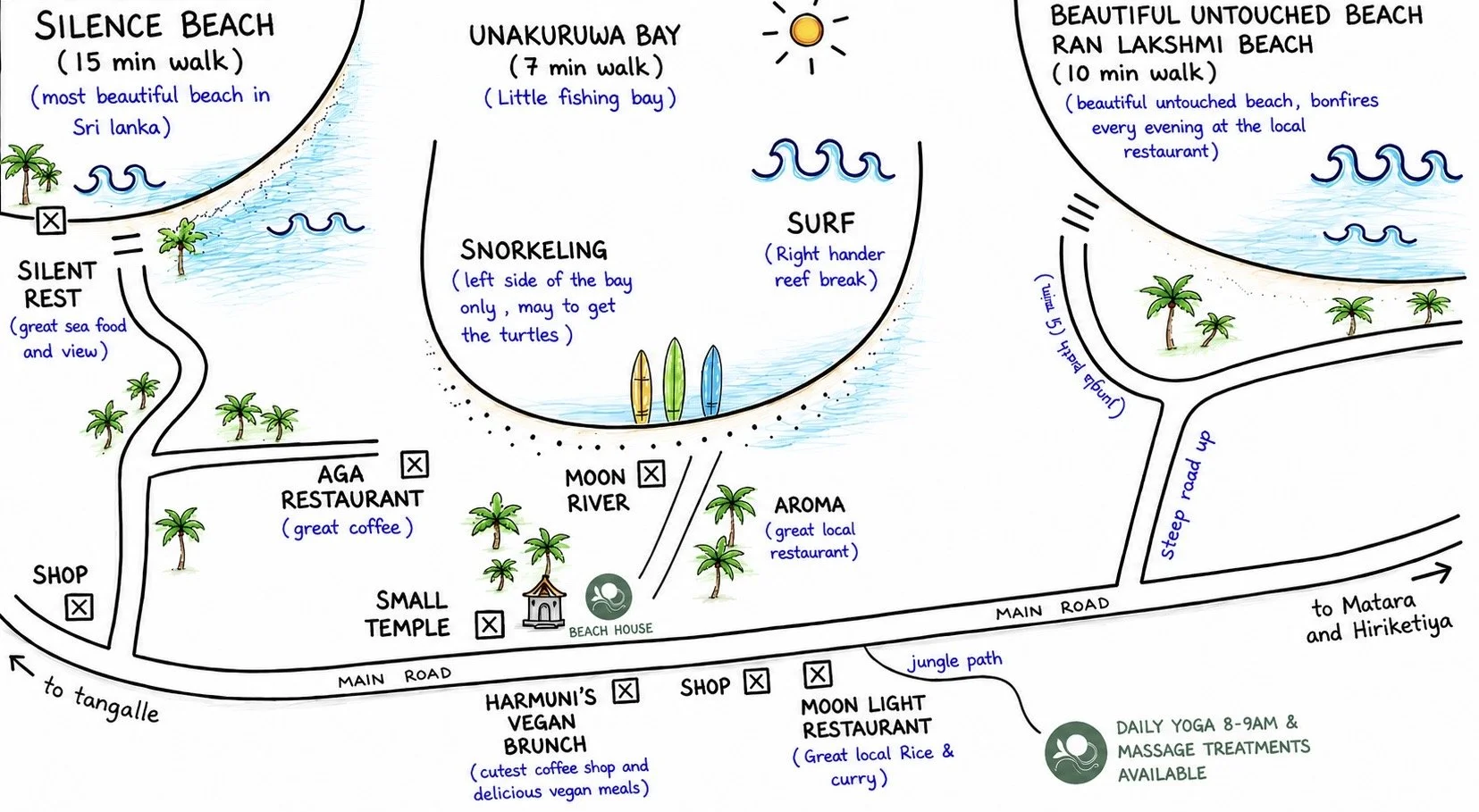 map of the area unakuruwa sri lanka