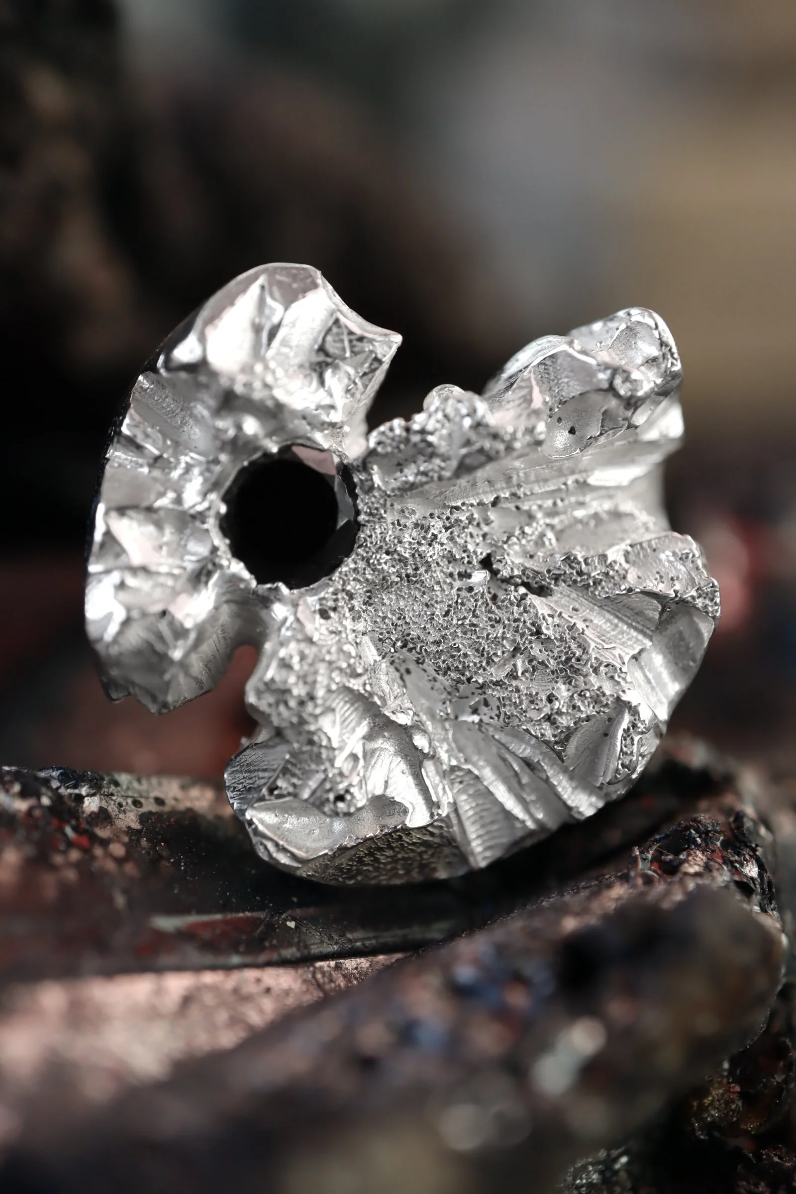 Black Spinel Impact Ring