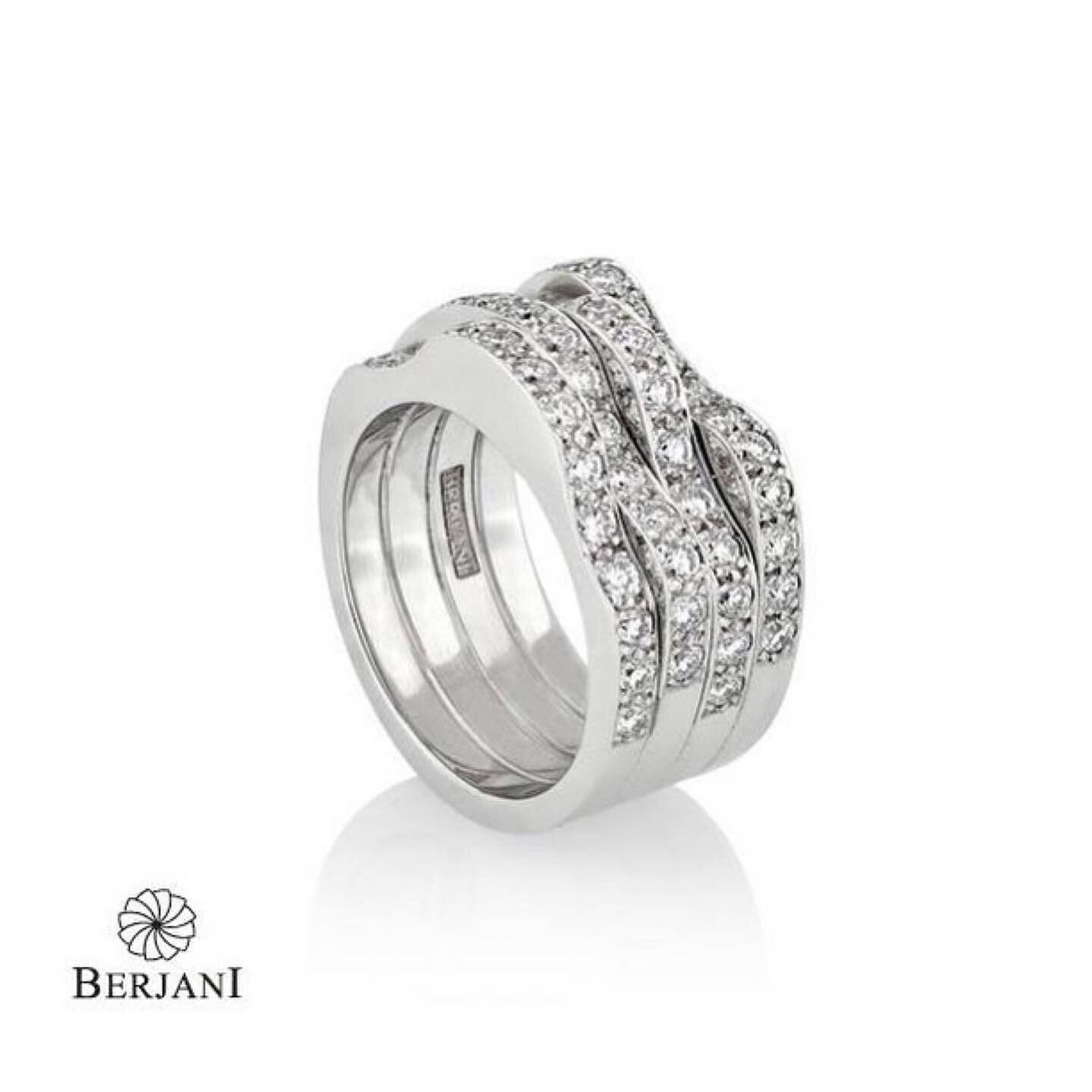 BERJANI Signature - A more 'modest' version of our award winning 'WAVES' ring. Handcrafted in white gold and set with 1.48cts of perfect brilliant cut diamonds. Now available...

#berjanijewels #berjanijewellers #berjanifinejewellery #awardwinner #aw