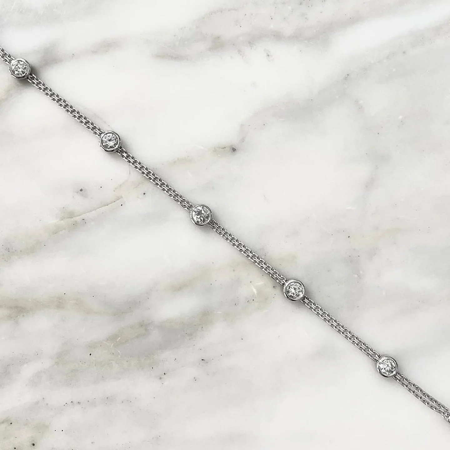 BERJANI Bespoke - A beautiful diamond bracelet that can be worn anytime and anywhere&hellip; Custom made for a delightful client who had two diamonds of different sizes and didn&rsquo;t know what to do&hellip; She always wanted a diamond bracelet&hel