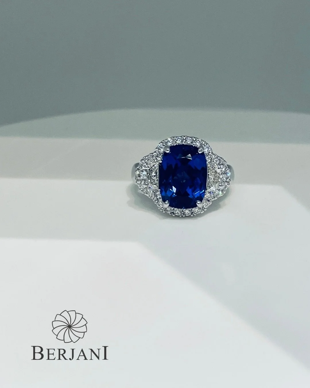 BERJANI Bespoke - Celebrating the 1st day of December with one of the gemstones of the month&hellip; The amazing Tanzanite&hellip; Our resident designer and craftsman, Berj,  created this beautiful Tanzanite and diamond ring for a lovely lady celebra
