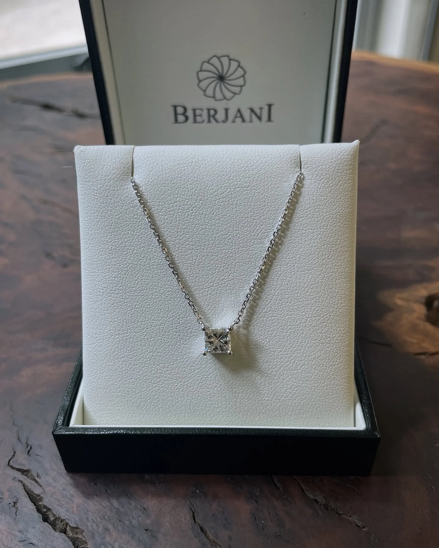 BERJANI Remakes - A princess cut diamond repurposed from an old unworn engagement ring into a simple and elegant handmade gold diamond pendant&hellip; She loved it!

#repurpose #diamondpendant #remakejewellery #whitegold #localjeweller