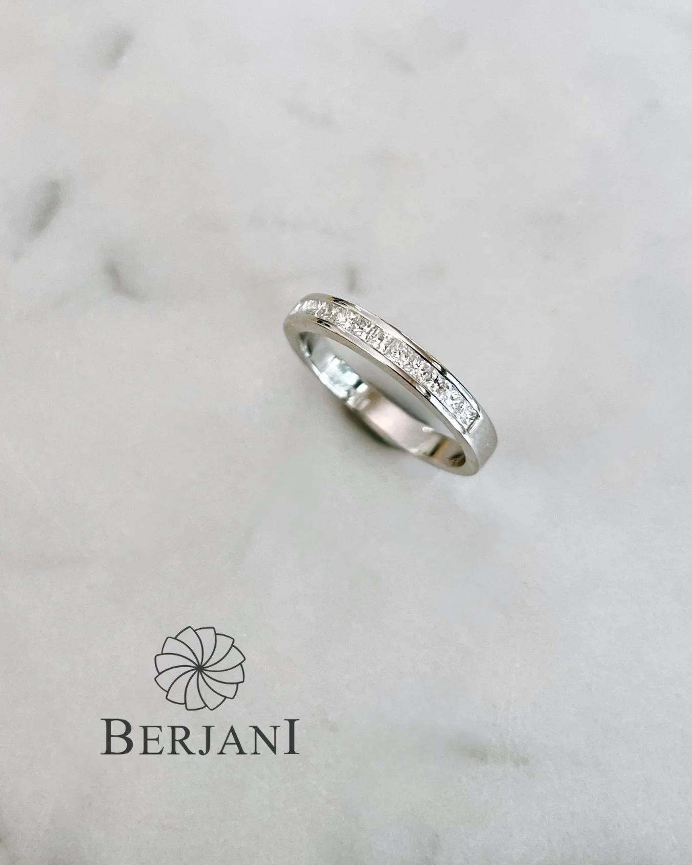 BERJANI Bespoke - An eternity ring handcrafted in white gold and channel set with perfectly matched princess cut natural diamonds&hellip; Custom made for a beautiful lady&hellip; Beaut&eacute; de la Simplicit&eacute;

#gold #diamonds #eternity #ring 