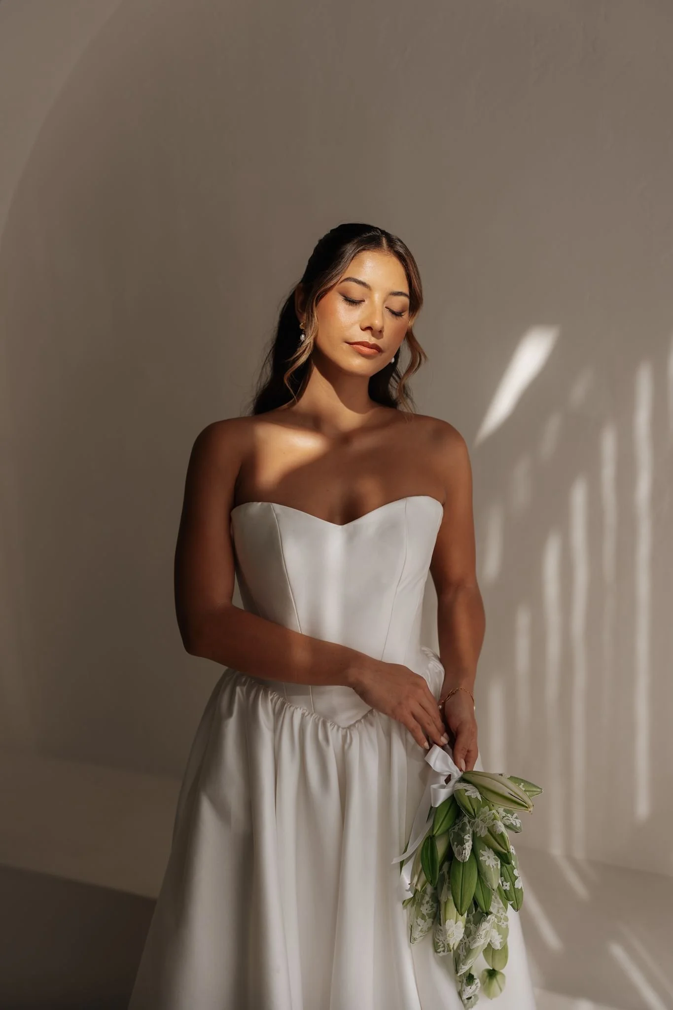 Erin Clare Bridal Cyndi Basque Waist Strapless Gown