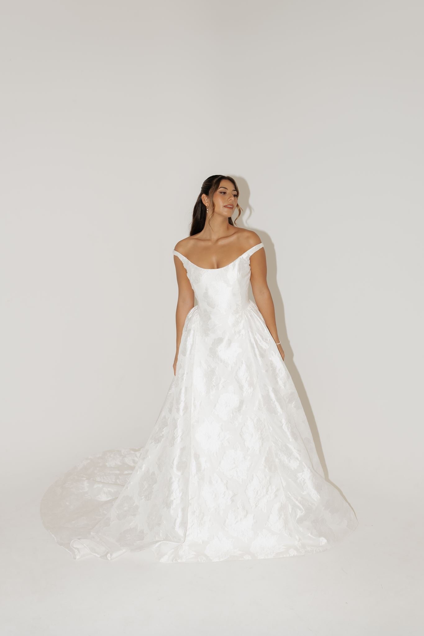 Erin Clare Bridal Posie Off Shoulder Ballgown