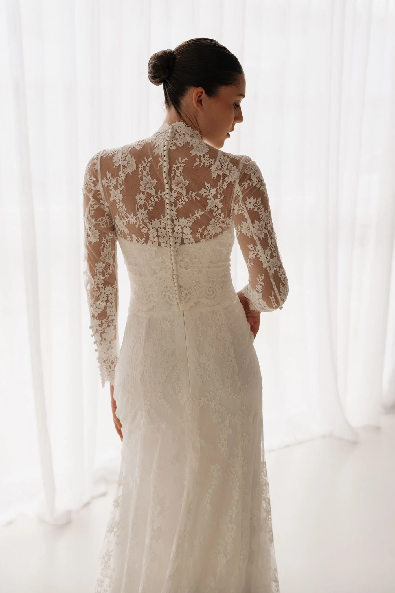 Erin Clare Bridal Olivia Lace Top
