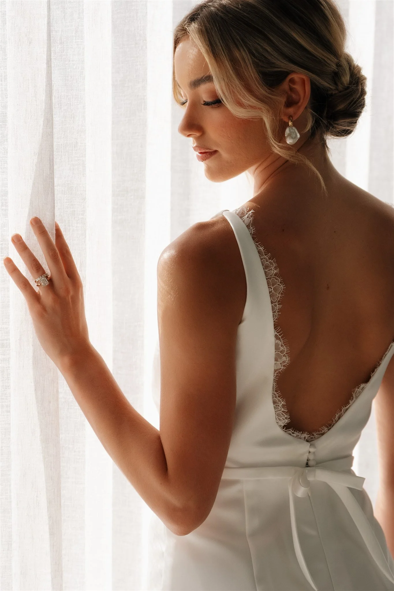 Erin Clare Bridal | Marilyn Pencil Skirt Mikado Gown | Wedding Dress Designer Noosa