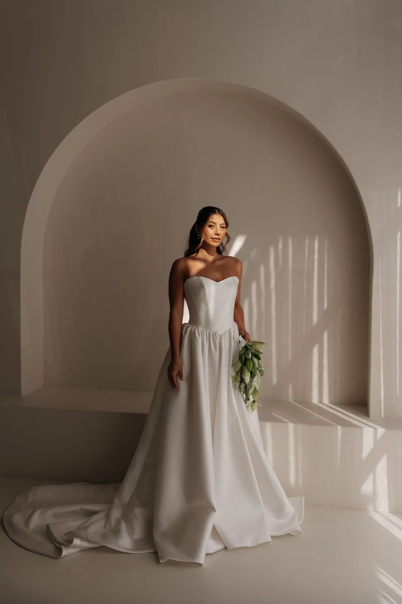 Erin Clare Bridal Cyndi Basque Waist Strapless Gown