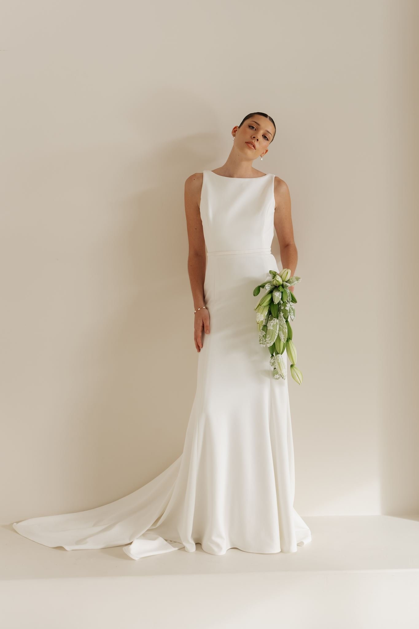 Alaska Crepe Gown