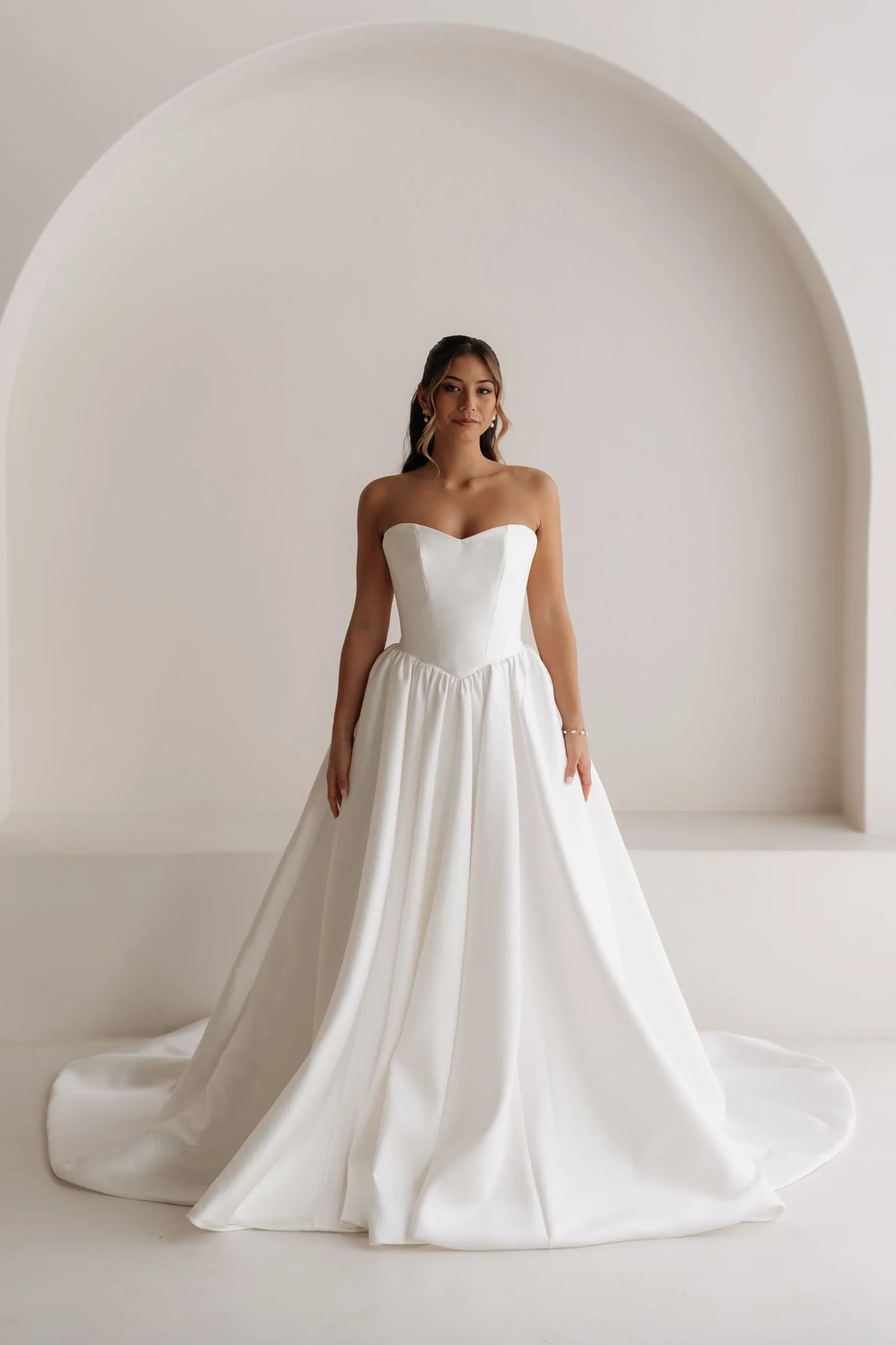 Erin Clare Bridal Cyndi Basque Waist Strapless Gown
