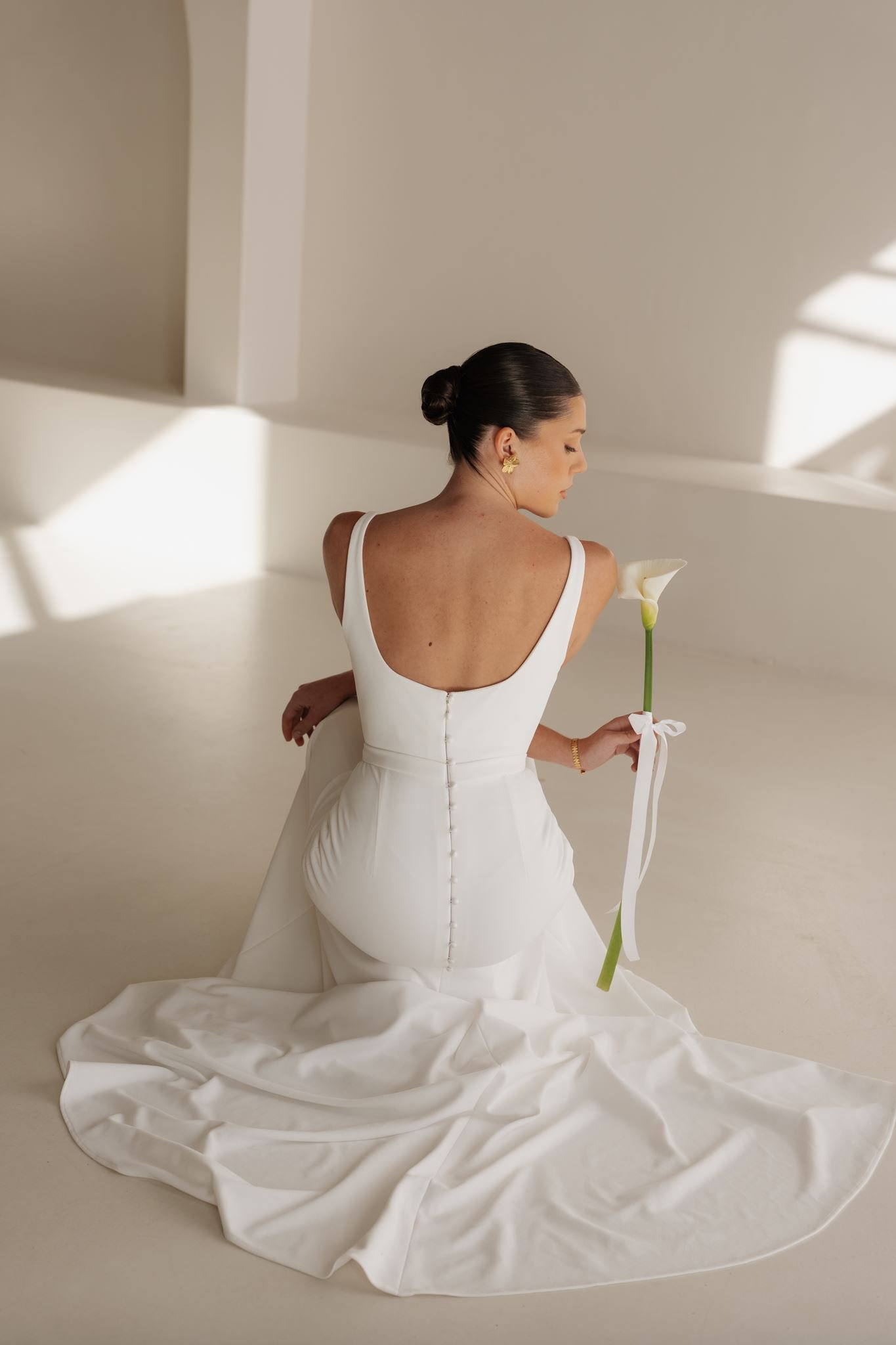 Erin Clare Bridal | Bridget Crepe Bridal Gown | Australian Made Bridal