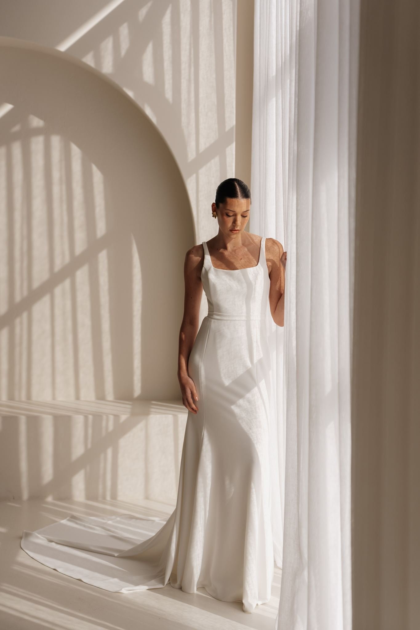 Erin Clare Bridal | Bridget Crepe Bridal Gown | Australian Made Bridal
