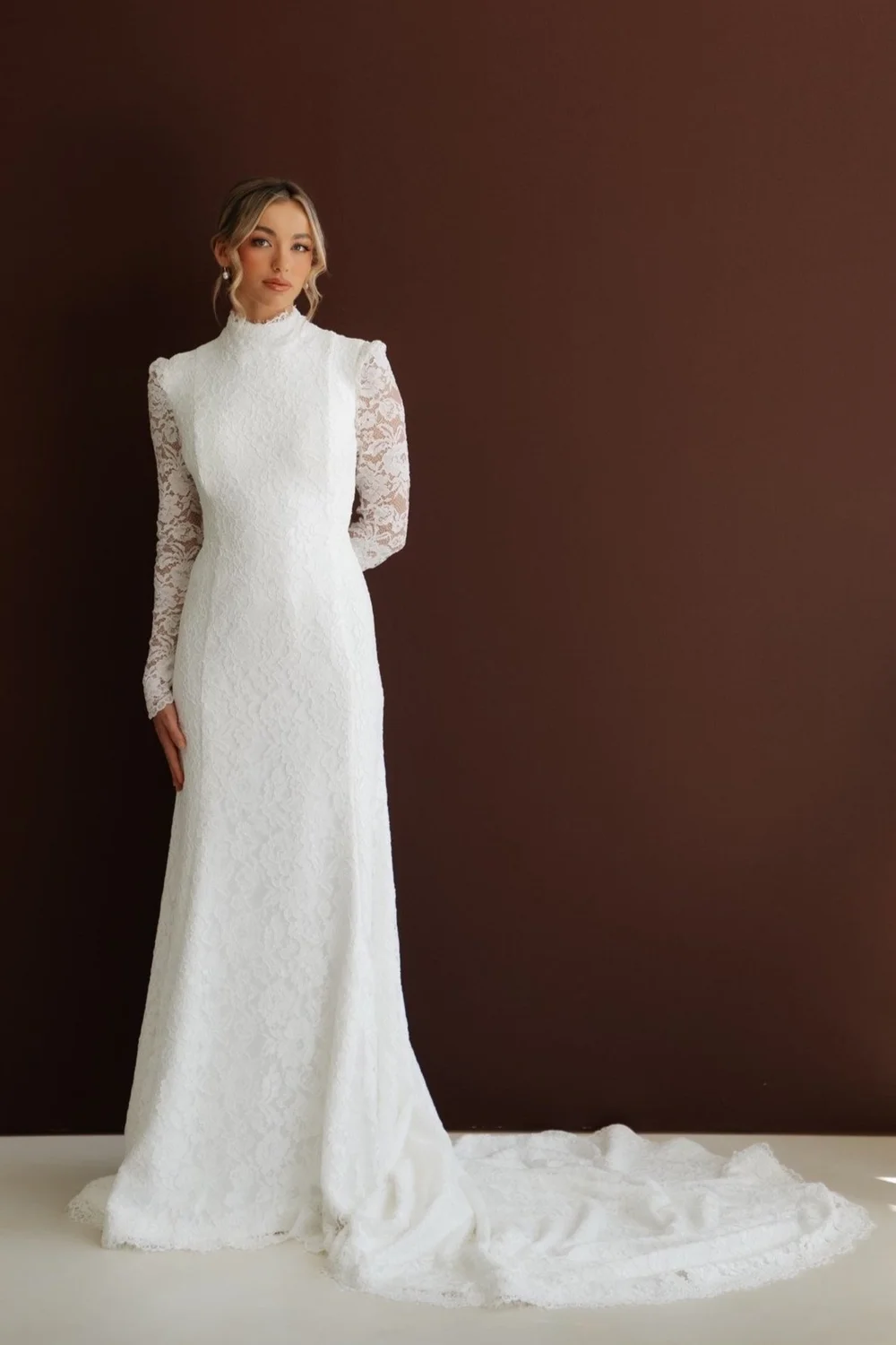 Erin Clare Bridal | Audrey Lace Long Sleeve Gown | Wedding Dresses  Erin  Clare Bridal
