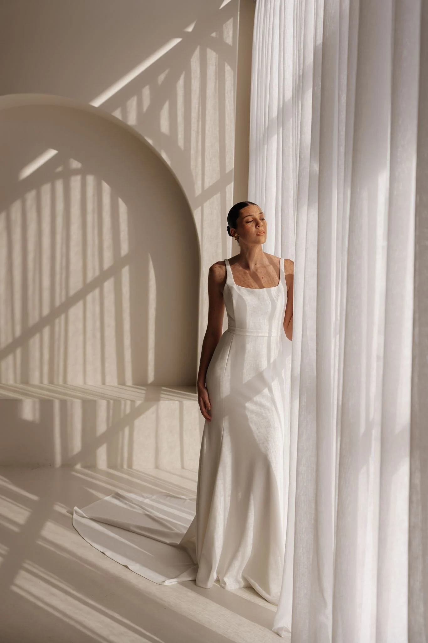 Erin Clare Bridal | Bridget Crepe Bridal Gown | Australian Made Bridal