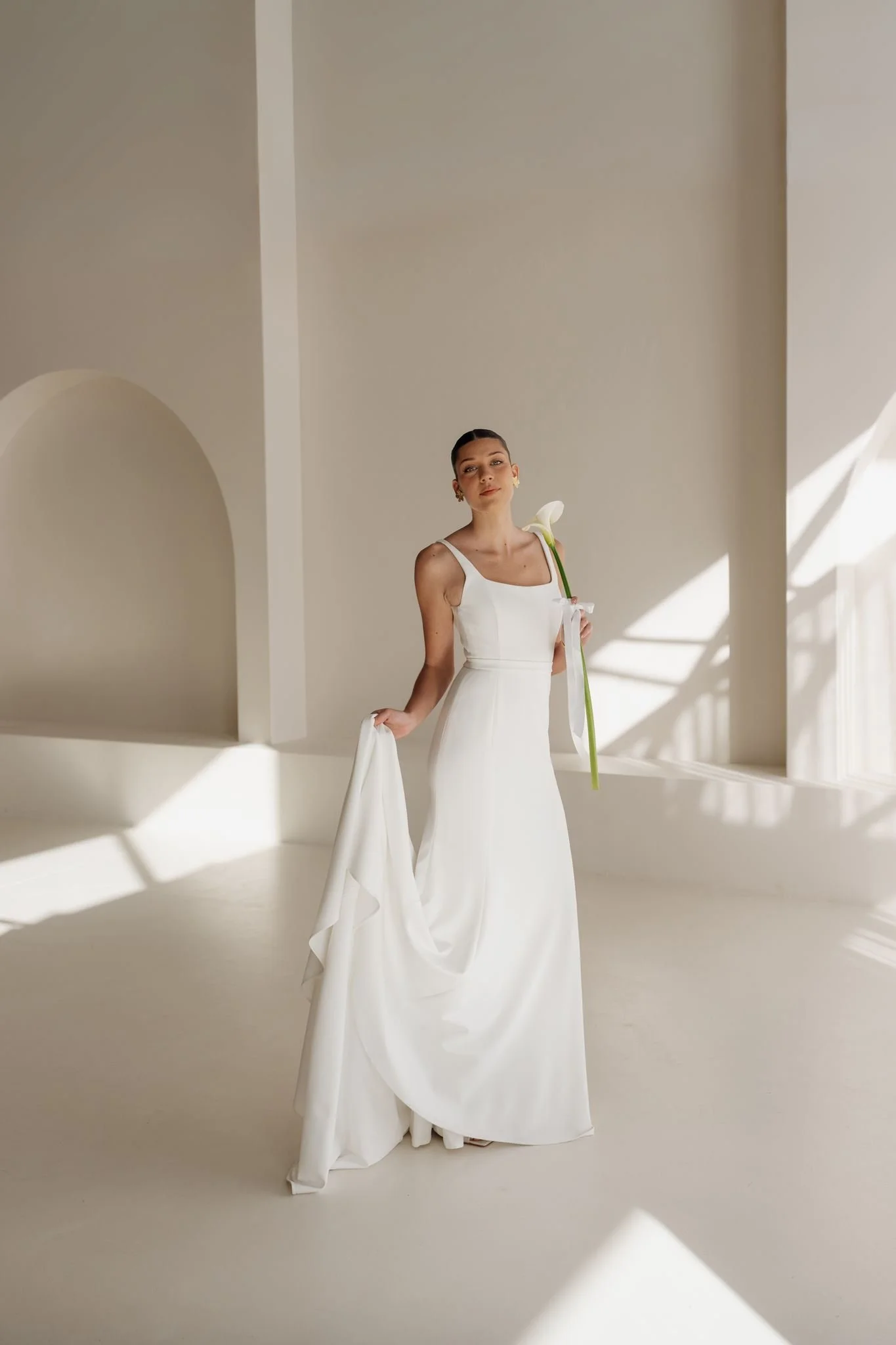 Erin Clare Bridal | Bridget Crepe Bridal Gown | Australian Made Bridal