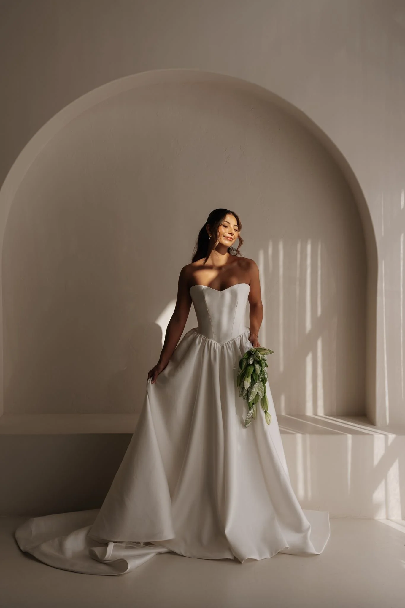 Erin Clare Bridal Cyndi Basque Waist Strapless Gown