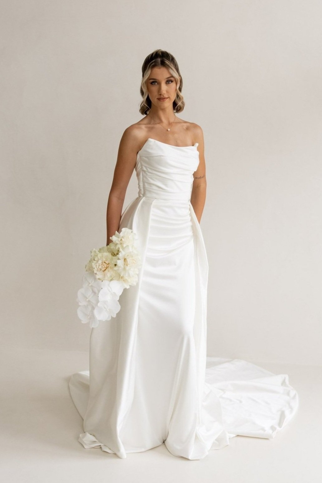 Erin Clare Bridal Gemma Satin Overskirt