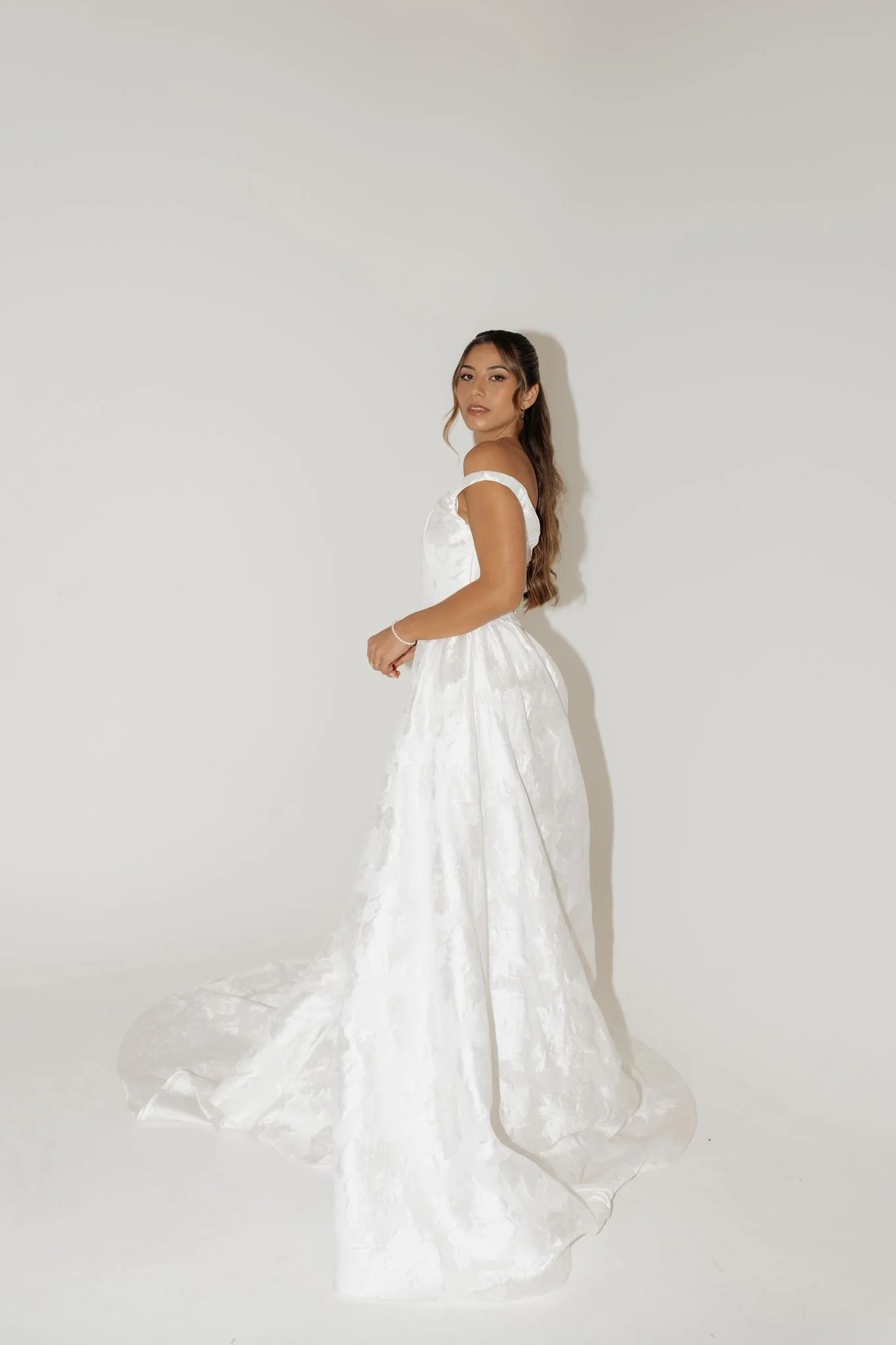 Erin Clare Bridal Posie Off Shoulder Ballgown