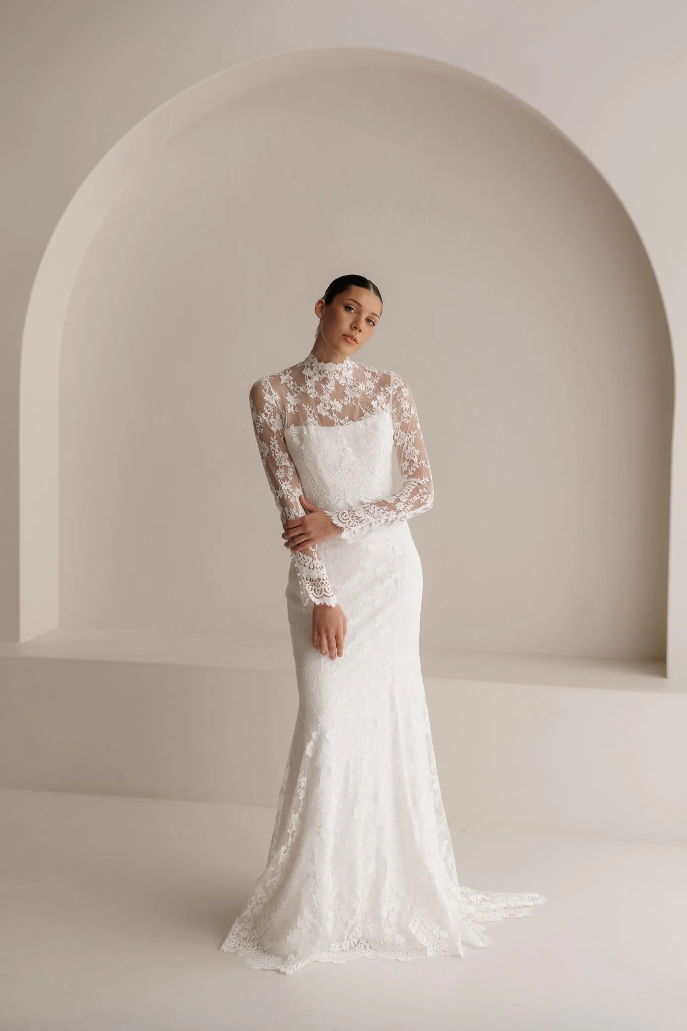 Erin Clare Bridal Olivia Strapless Lace Wedding Gown (Copy)