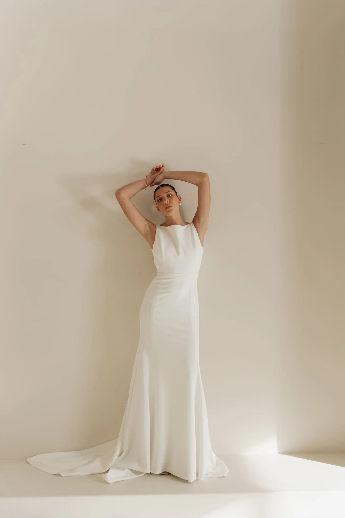 Erin Clare Bridal Alaska Crepe Gown Australian Made Wedding Dresses