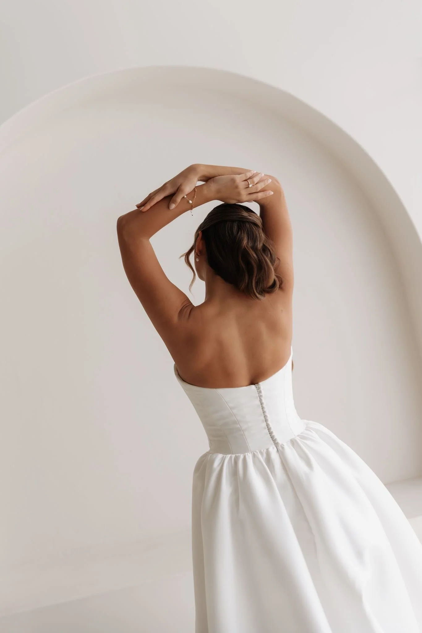 Erin Clare Bridal Cyndi Basque Waist Strapless Gown