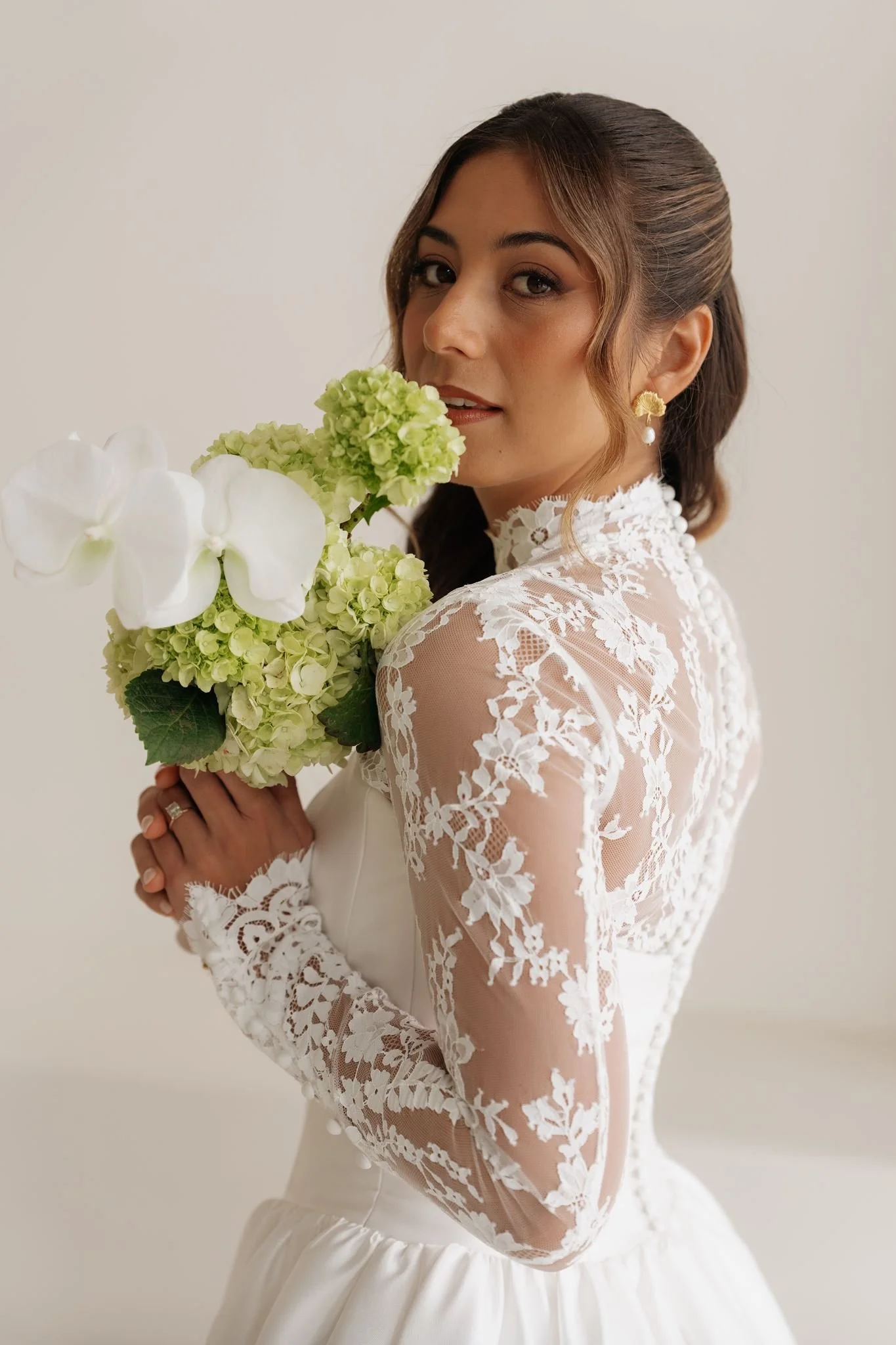 Erin Clare Bridal Olivia Lace Top