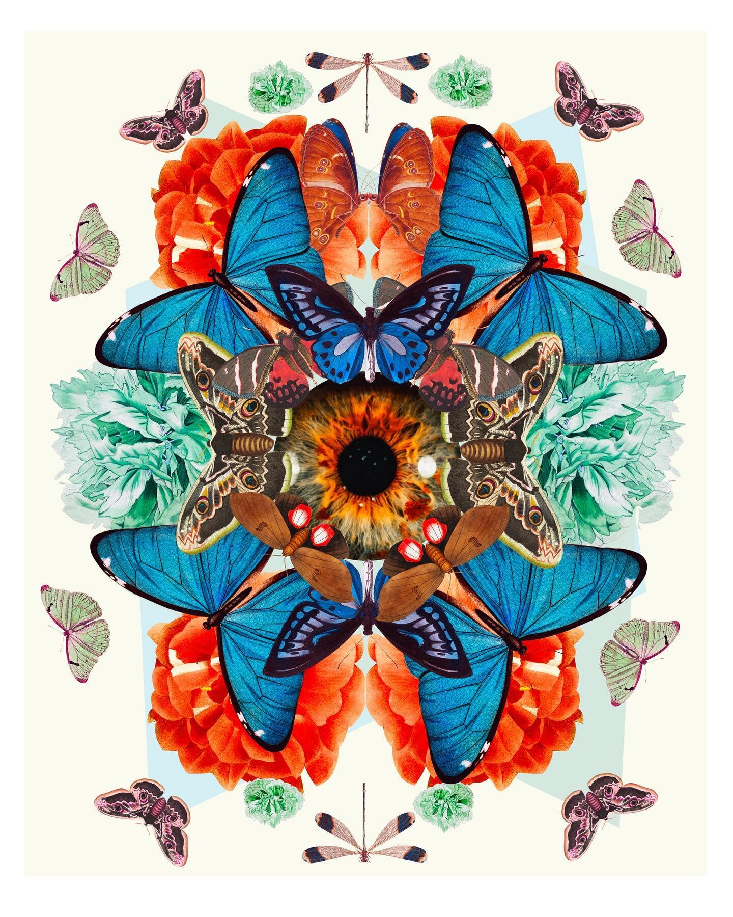 The nights may be drawing in and the temp dropping down, but it doesn&rsquo;t mean we can&rsquo;t keep things bright and colourful! 
🦋
This print will be available on my new website in sizes A3 &amp; A4, printed on high quality acid free matt paper.