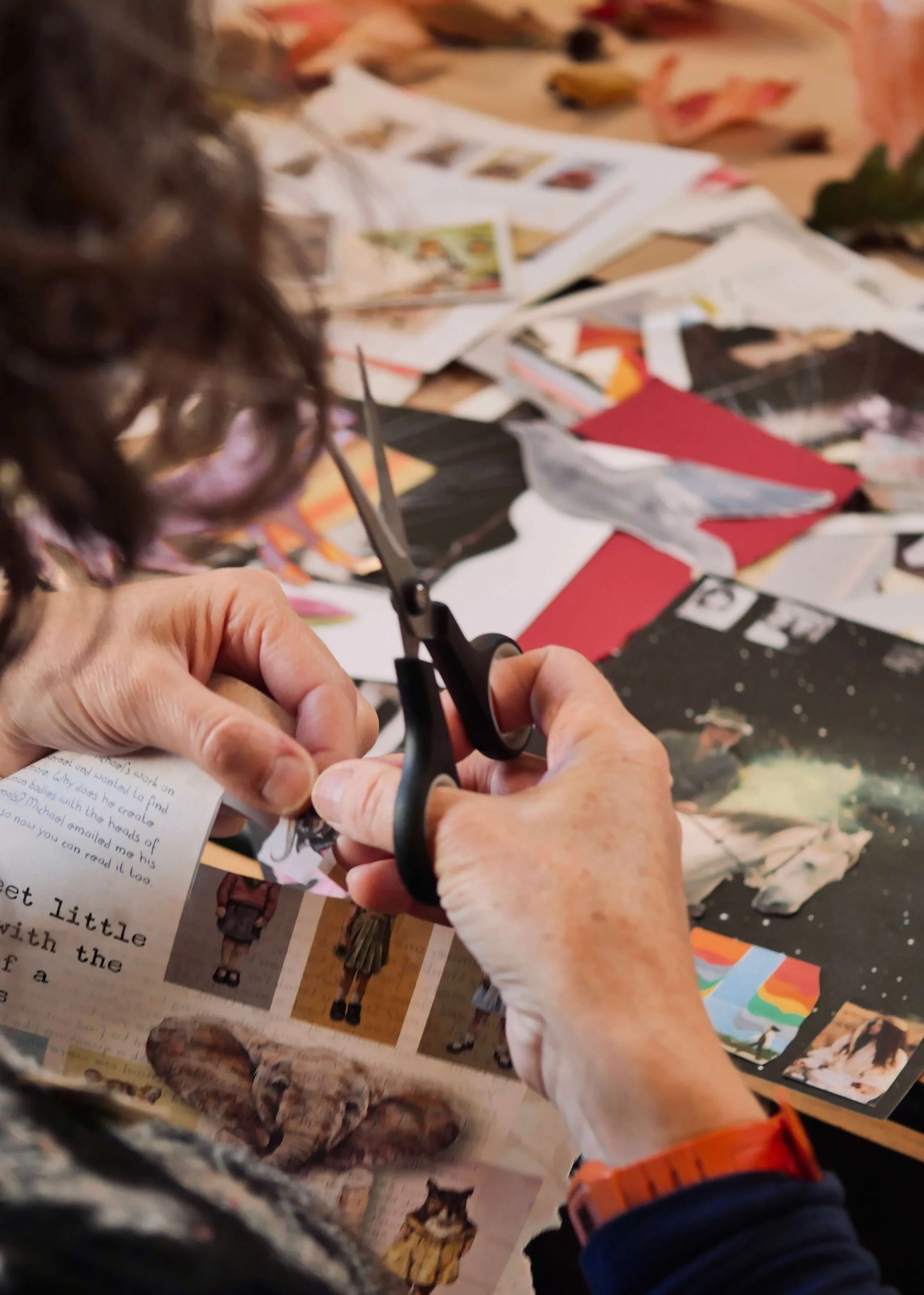 cutting out pictures