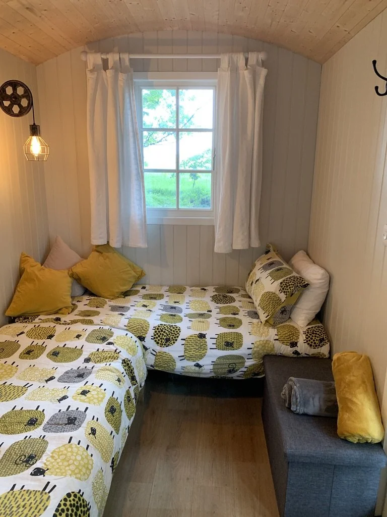 Twin bed set-up.