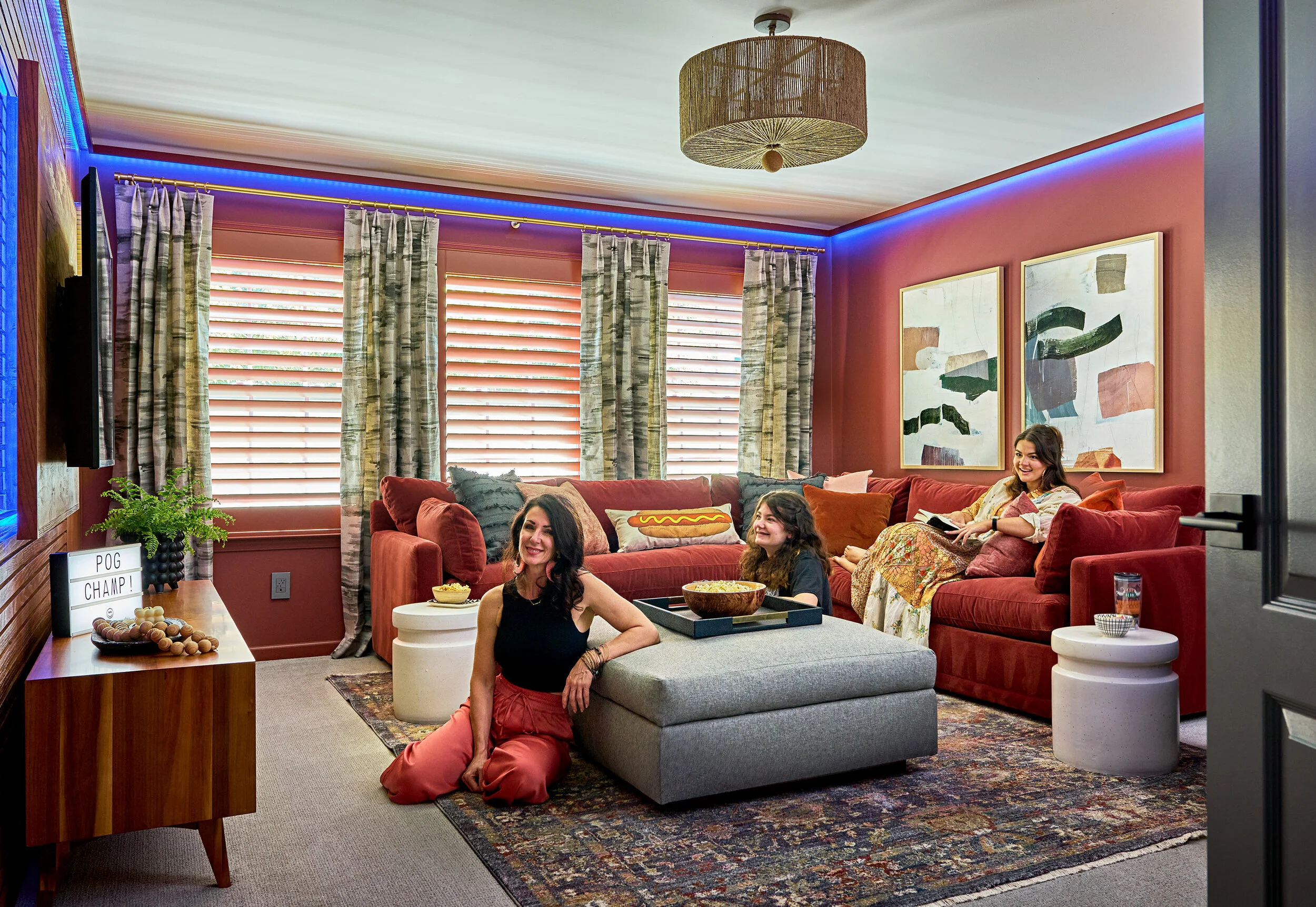 Spring 2021 One Room Challenge Week 8: The Final Reveal! Playroom to Gaming Room