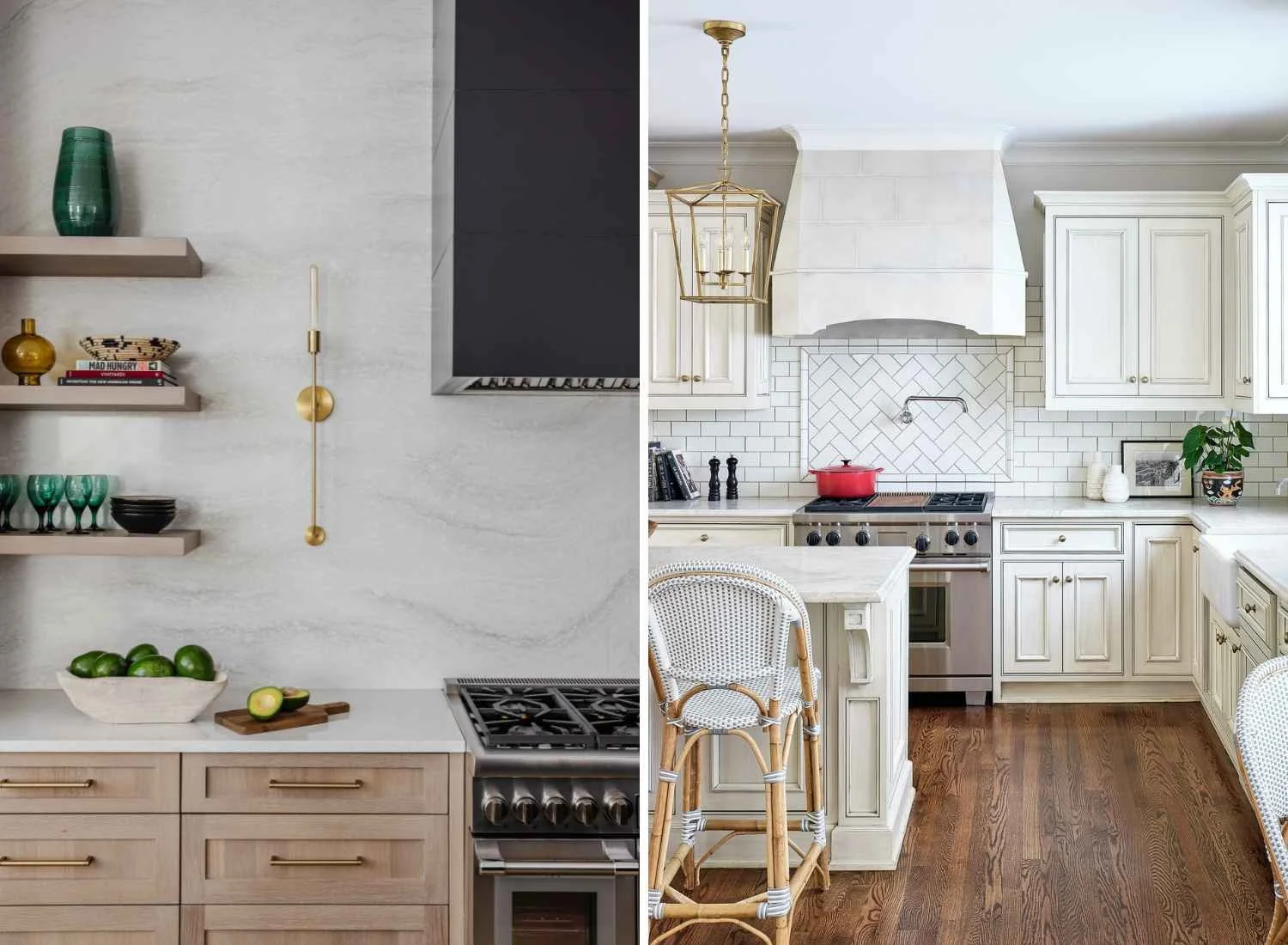 full-service-interior-designer-mint-hill-nc-kitchen-backsplash-options-two-kitchens-modern-floating-shelves-slab-backsplash-classic-subway-tile-timeless.jpg