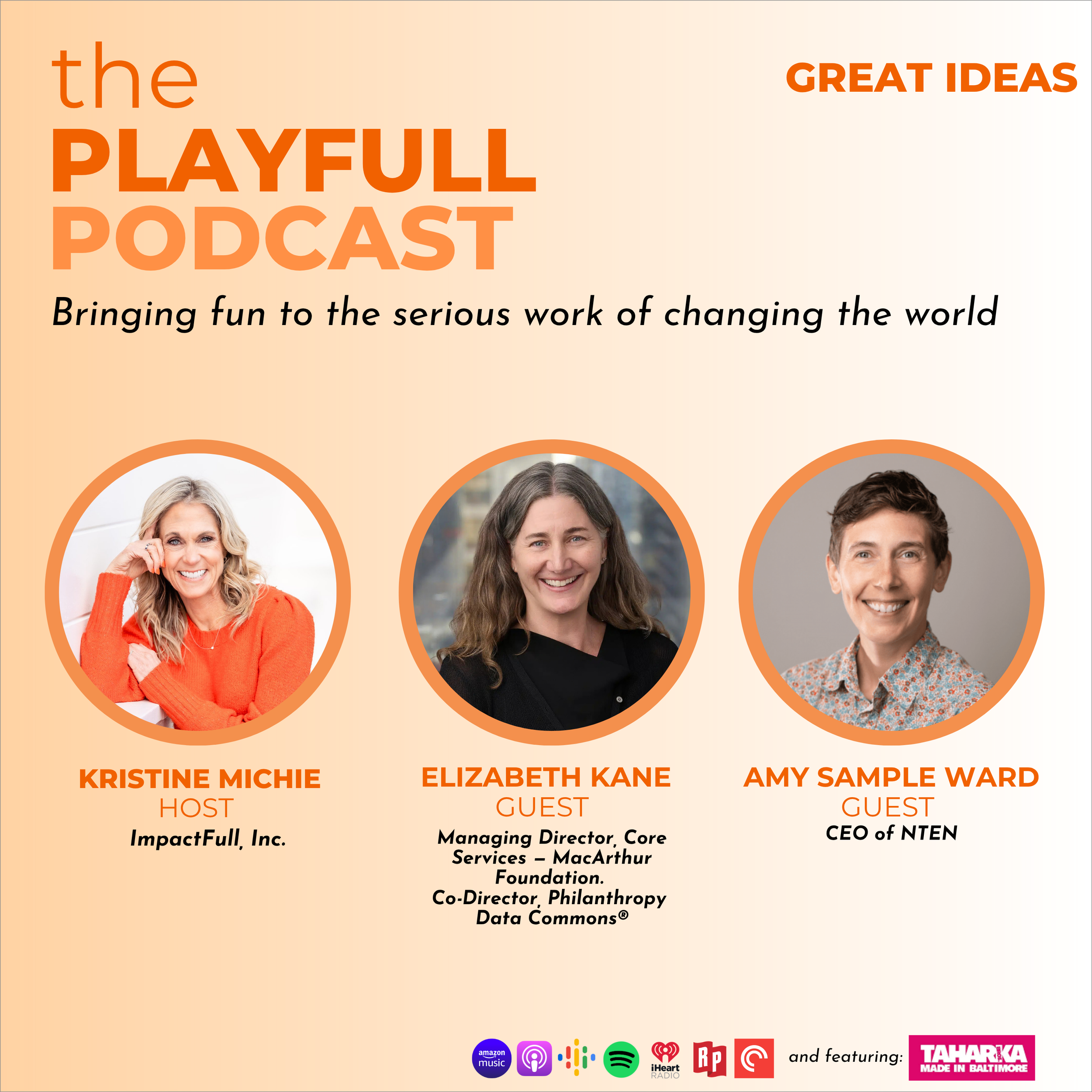 Great Ideas – A One-Stop Data Shop for Philanthropy with Liz Kane &amp; Amy Sample Ward