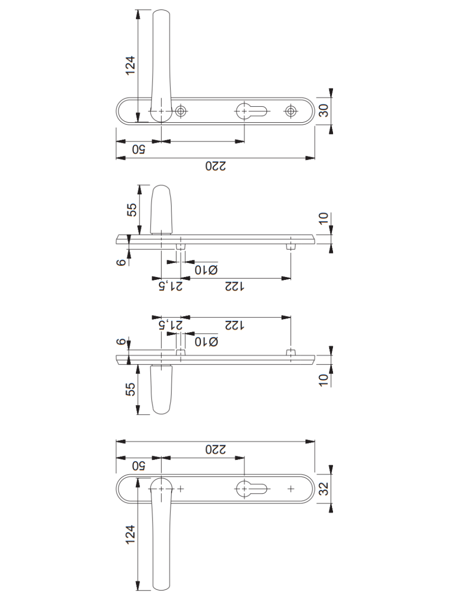 Hoppe Security Door Handles — Winlock Security Limited