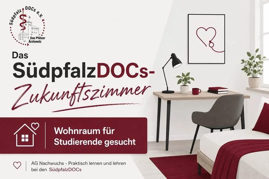 Das SüdpfalzDOCs-Zukunftszimmer - Wohnraum für Medizinstudierende gesucht