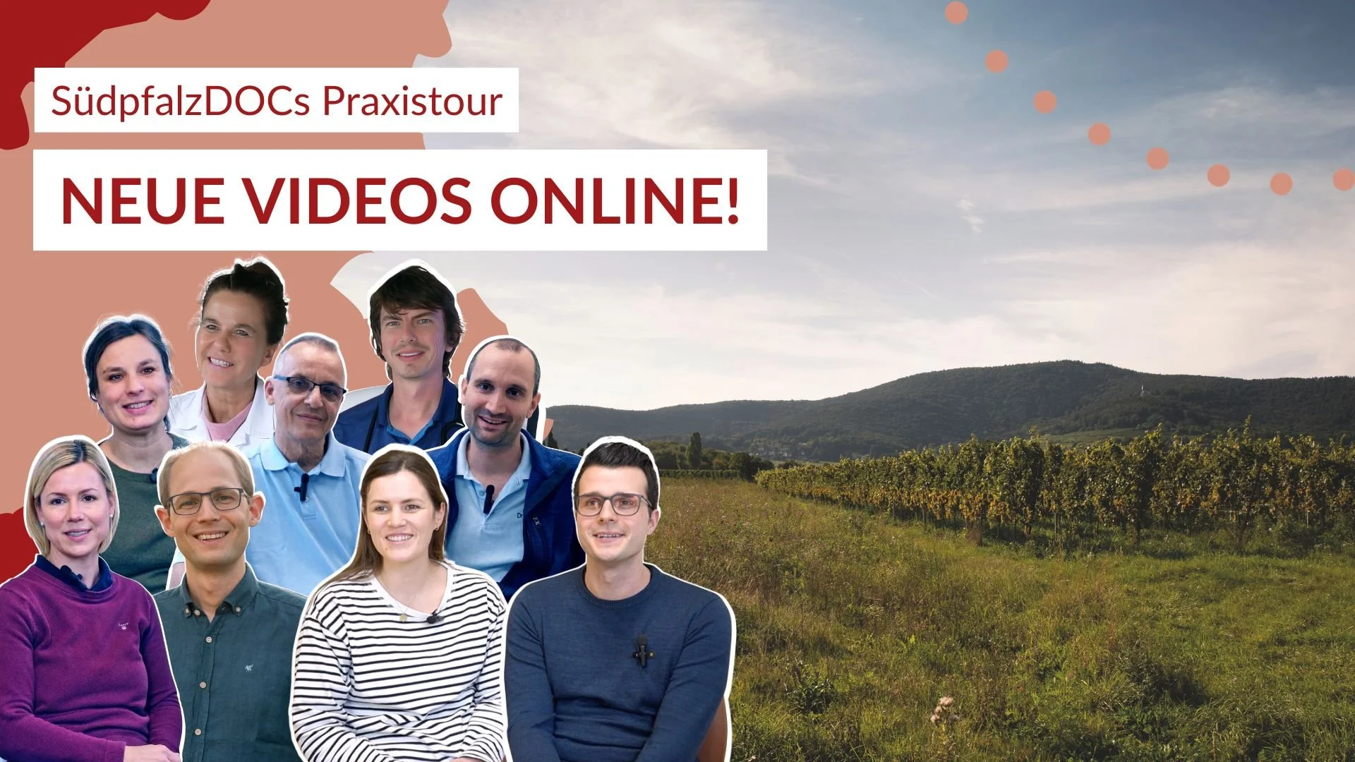 16 SüdpfalzDOCs im Interview! Die komplette 2. Staffel unserer Praxistour ist online
