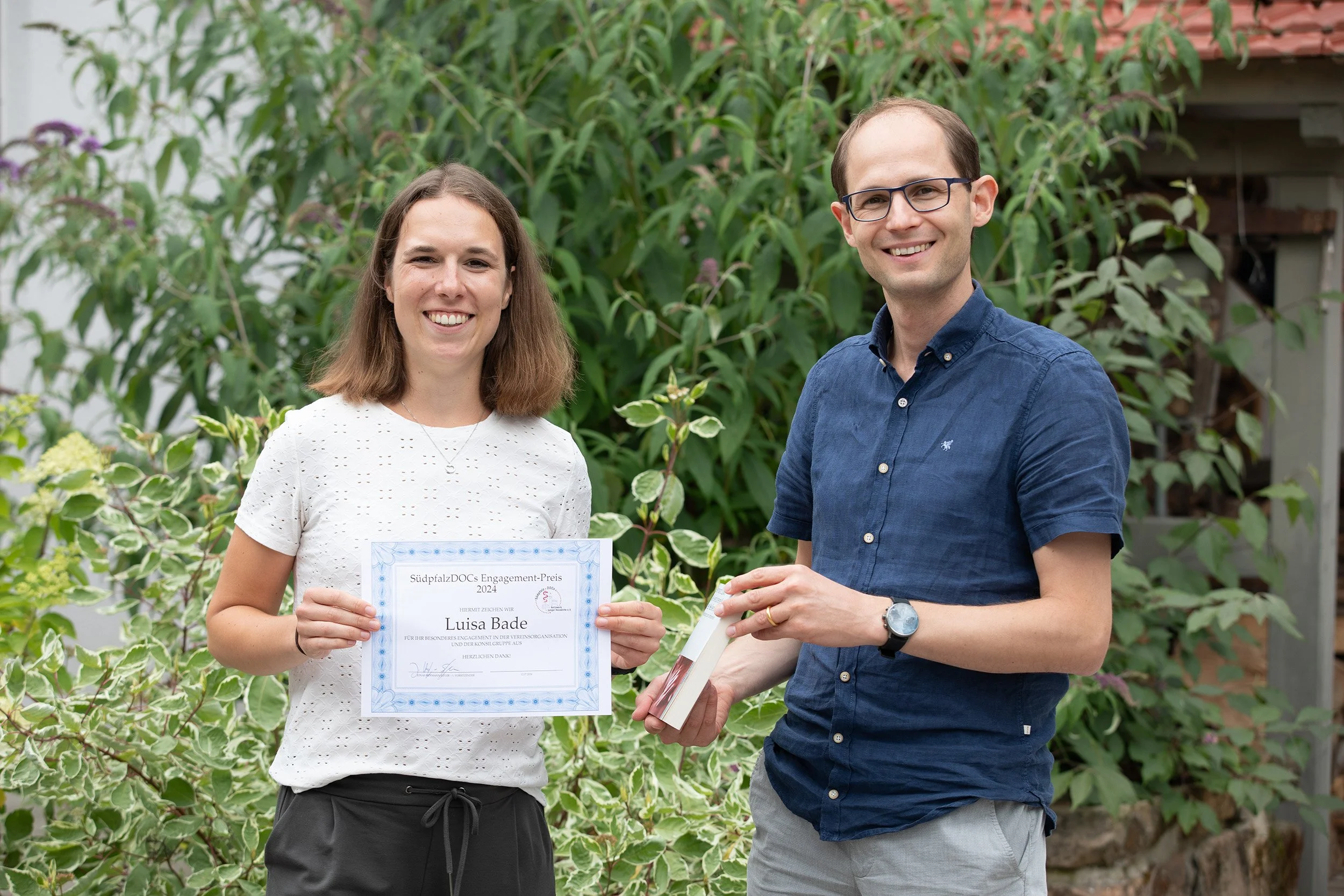 SüdpfalzDOCs-Engagementpreis 2024 an Luisa Bade verliehen