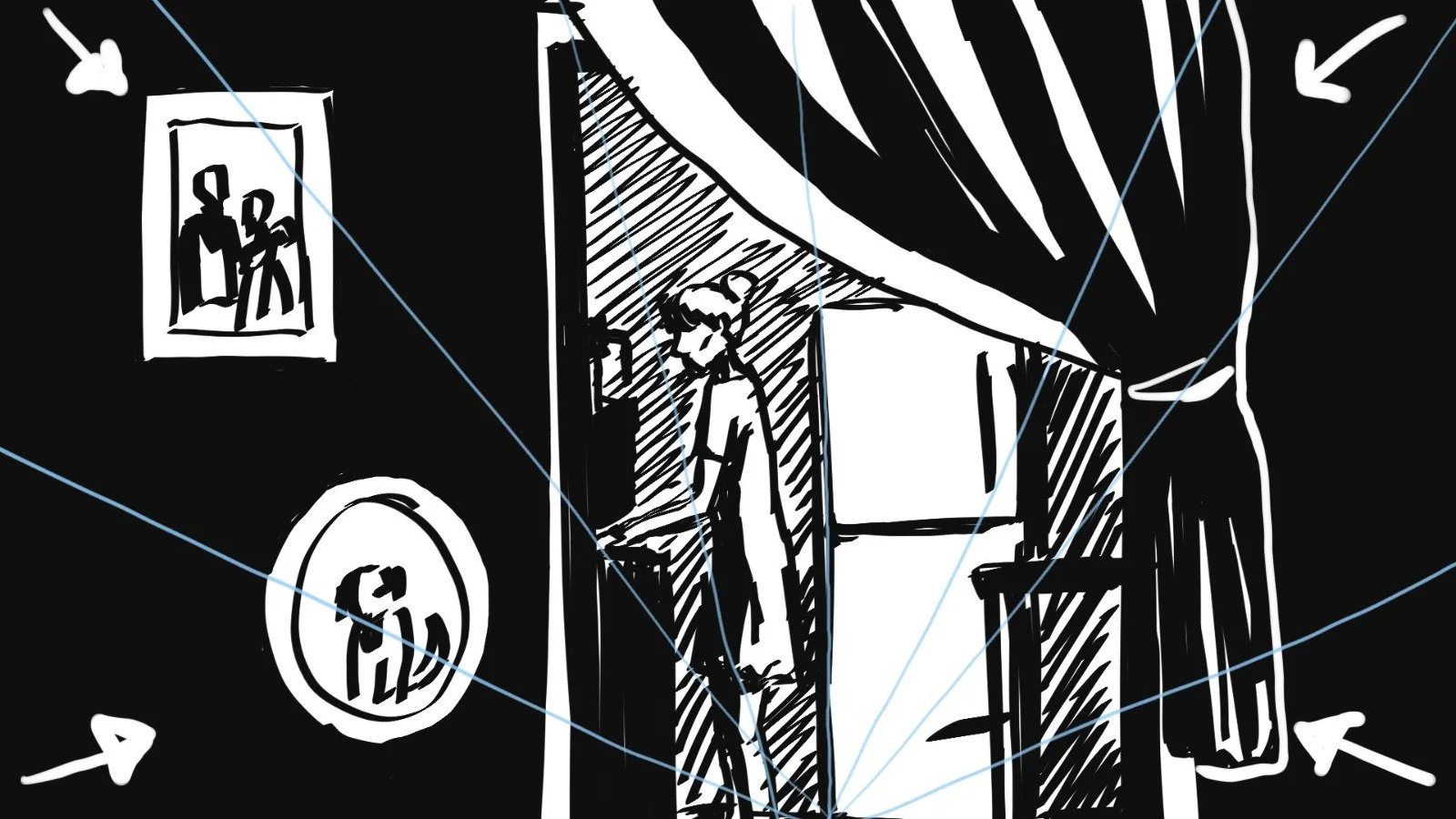 Janet cooks Breakfast