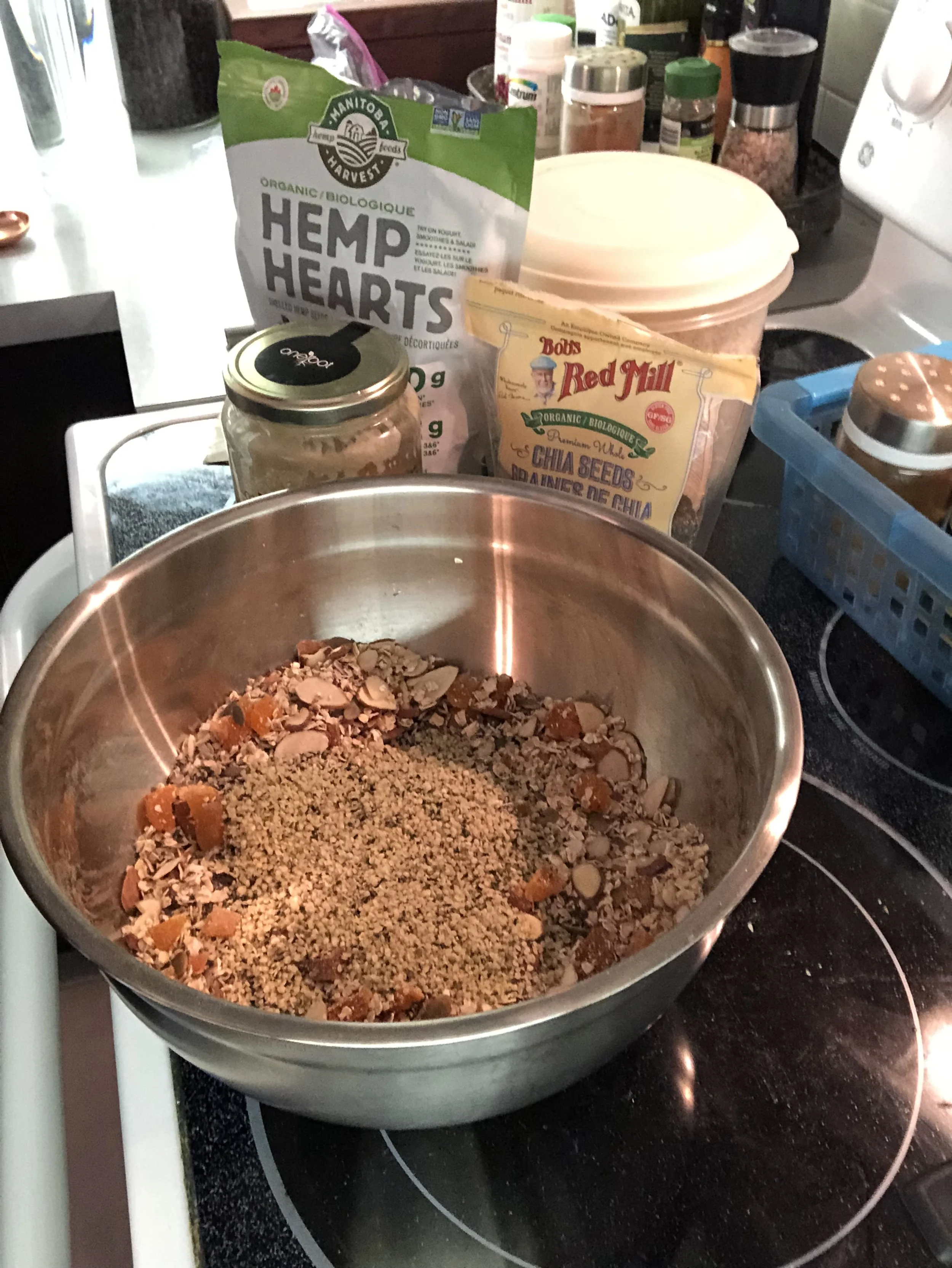 Boules d'énergie bio et crues.