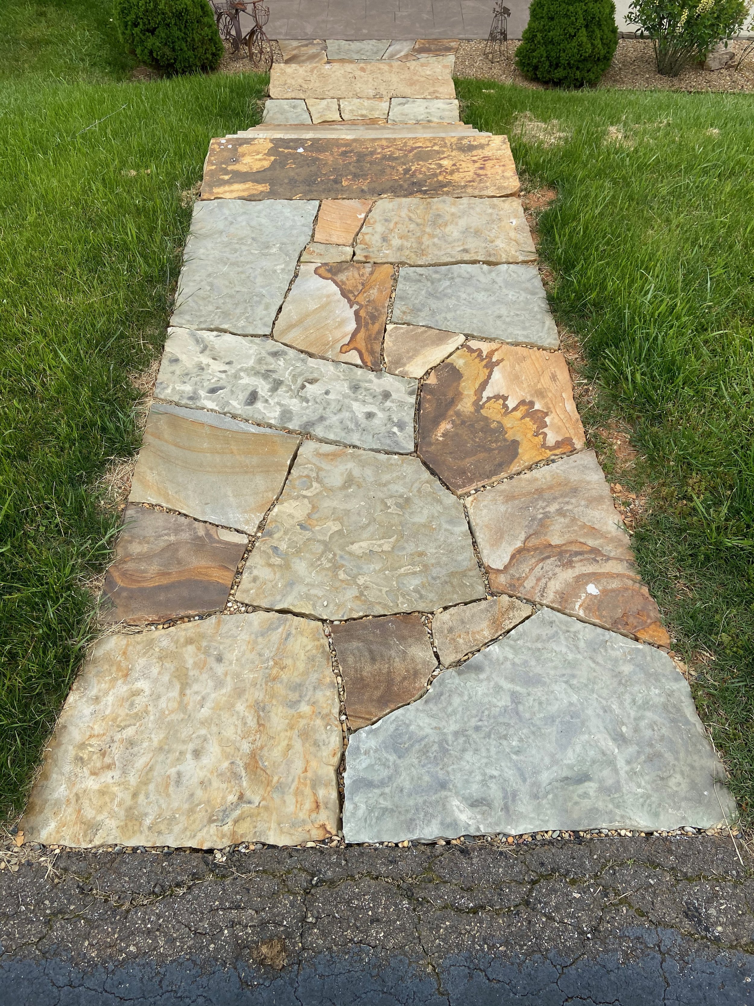 Sandstone path/landing