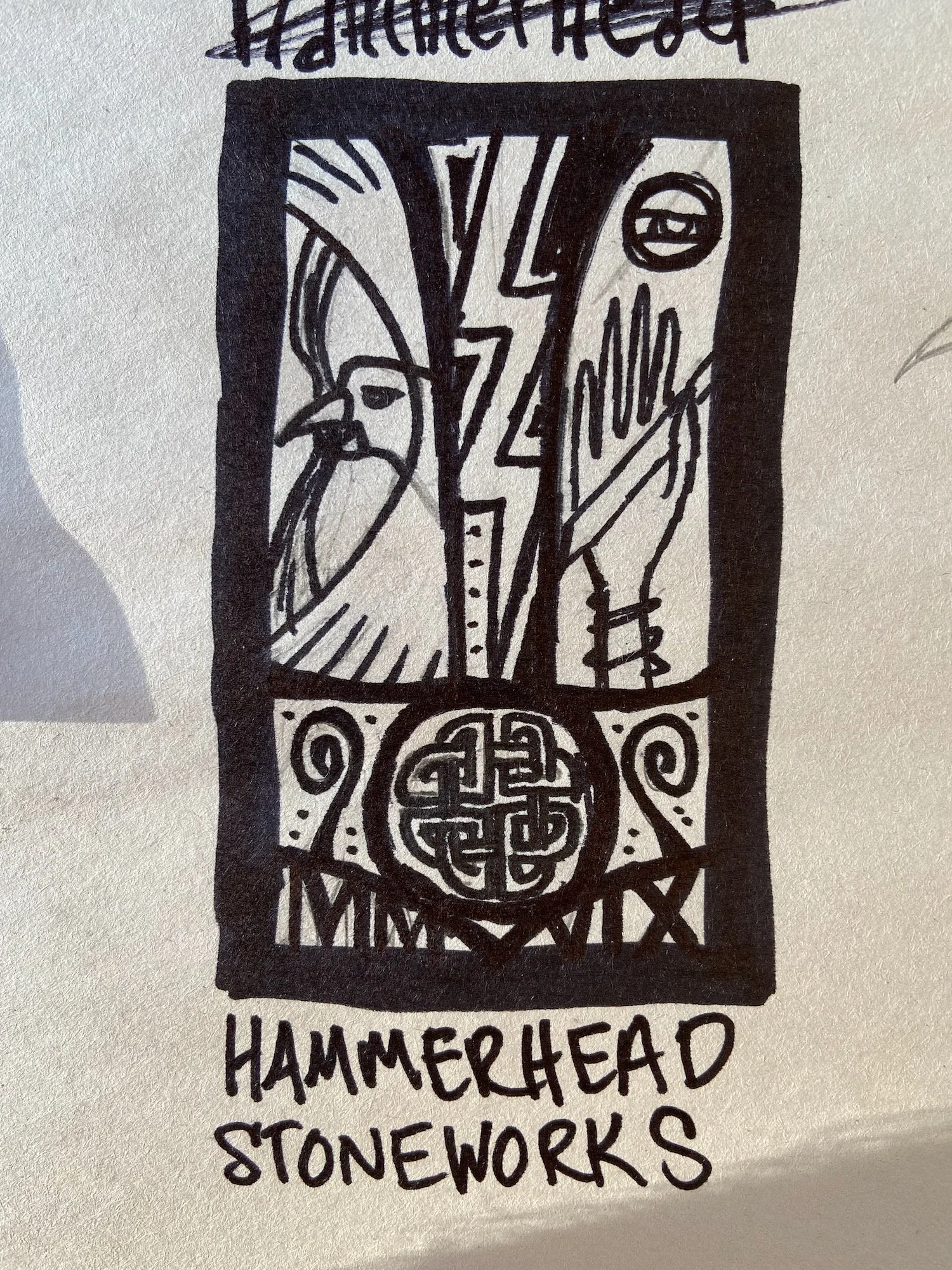 Maximalist logo concept