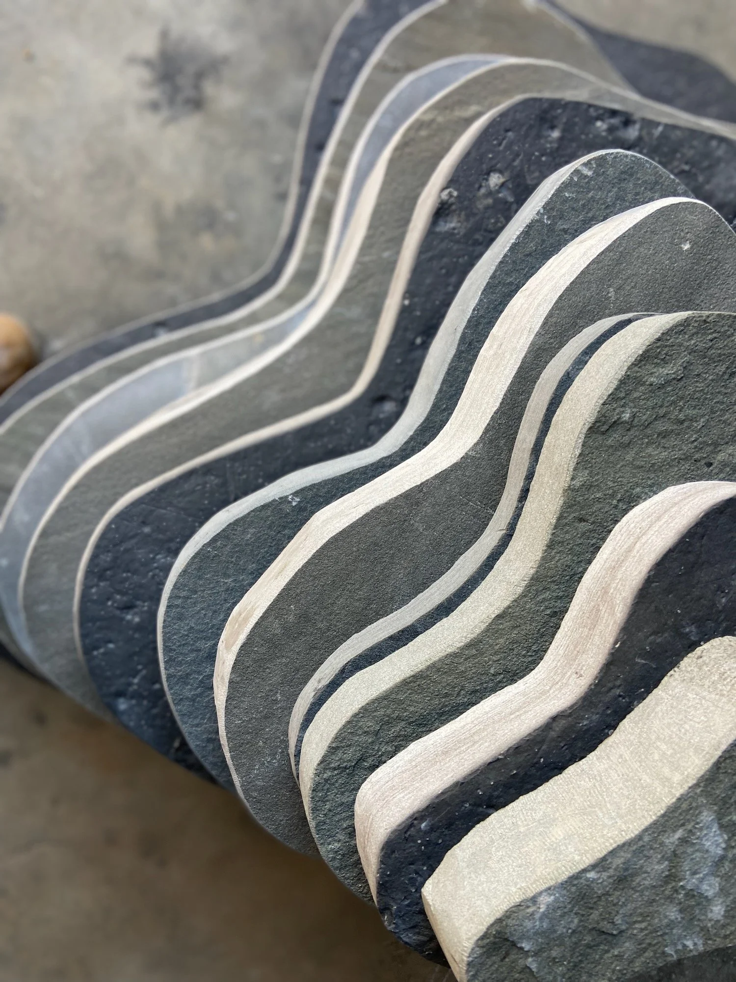 Topographic water feature