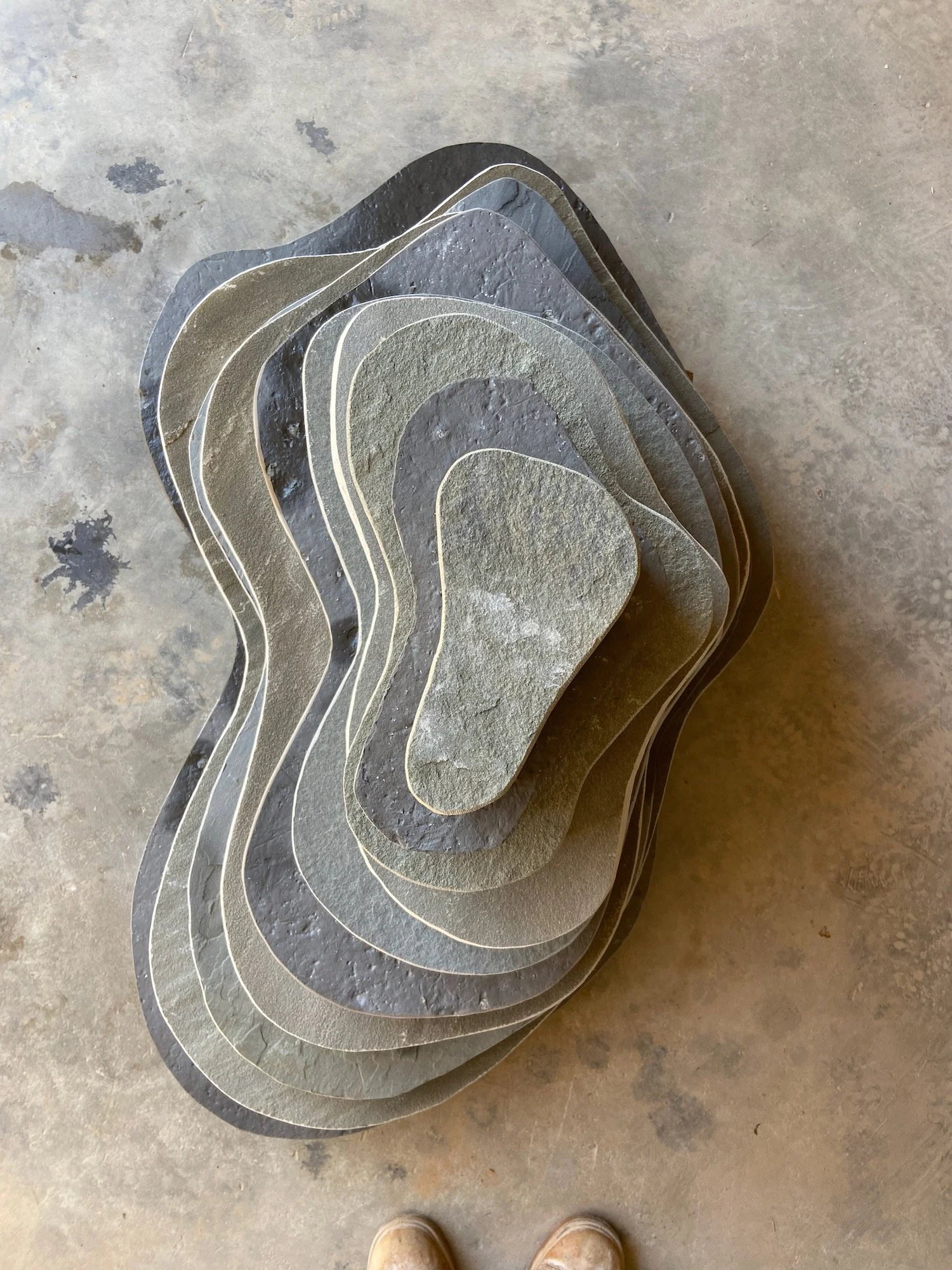 Topographic water feature