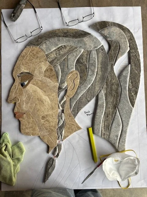 2025 - Muses Mosaic project - Mnemosyne, Muse Mama