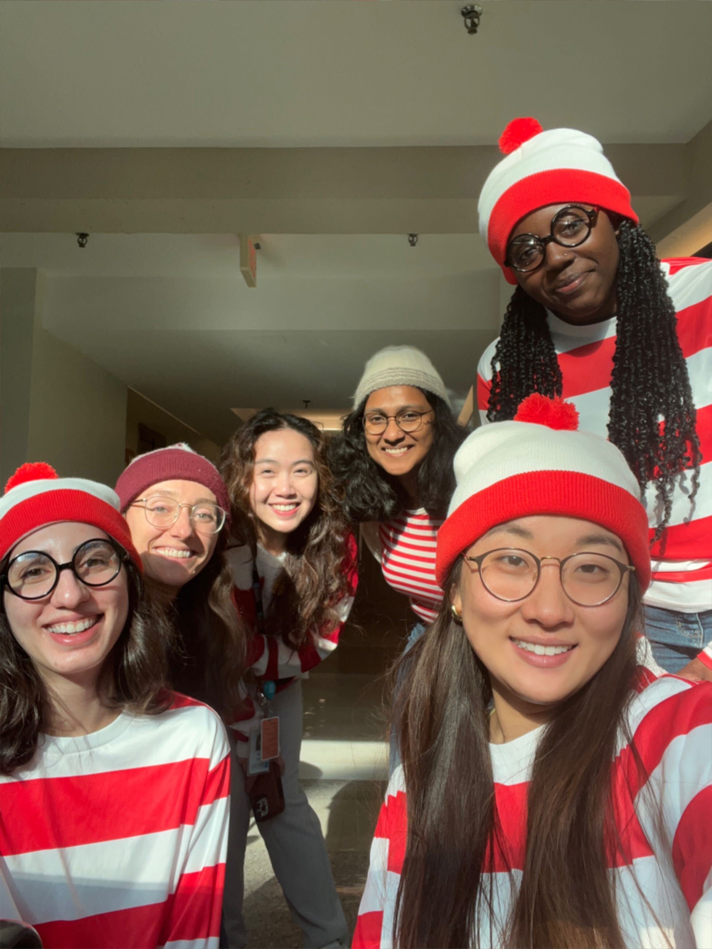 Me on 10/30 - "hey, are you all dressing up?" Lab - "oh for what, Haloween? huh, interesting"