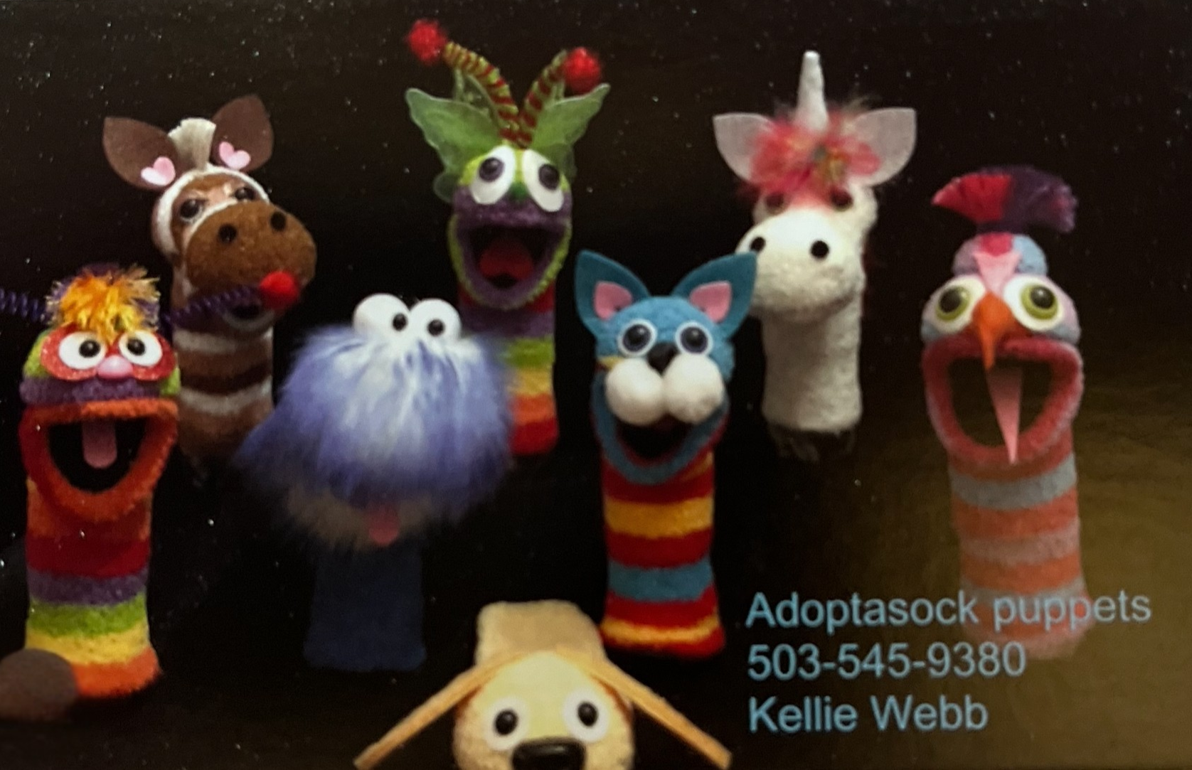 Adoptasock puppets